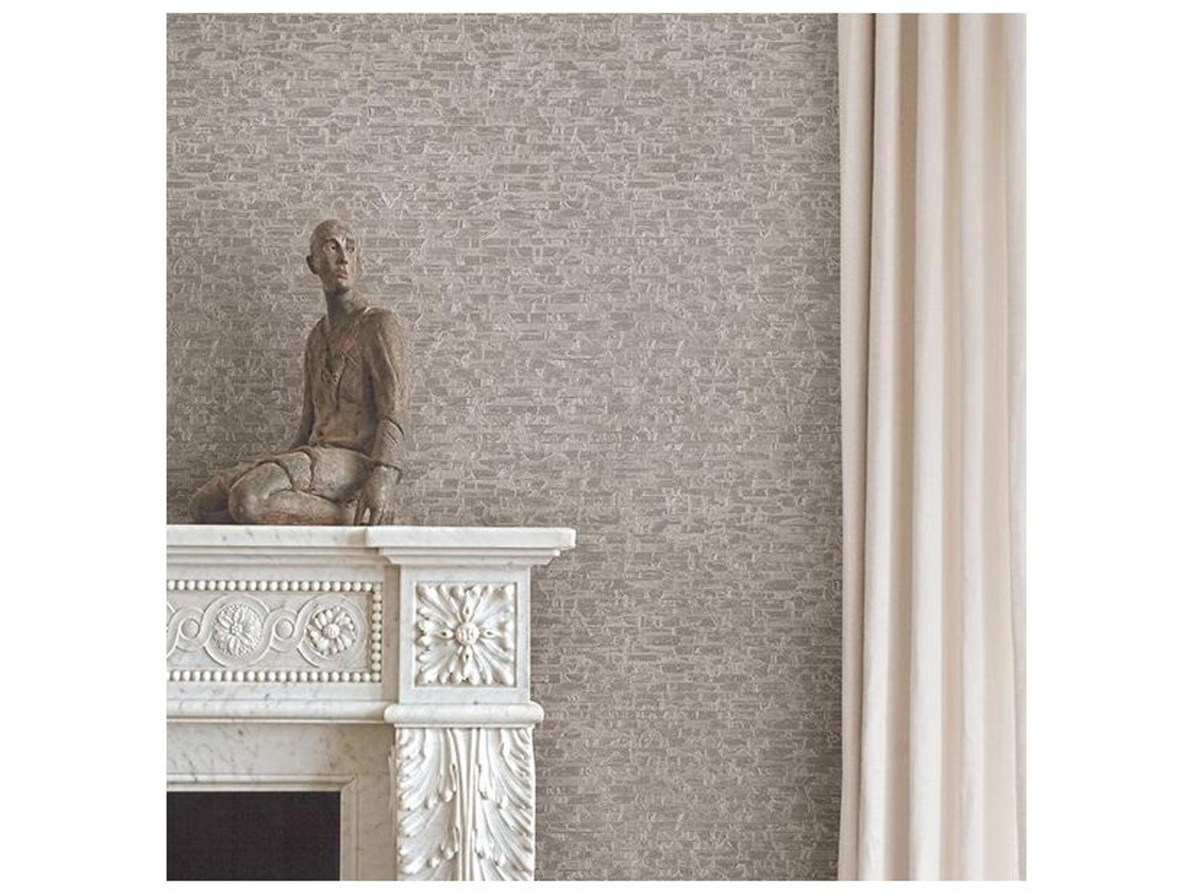 Brewster Home Fashions A-street Prints Belvedere Grey Faux Slate Wallpaper