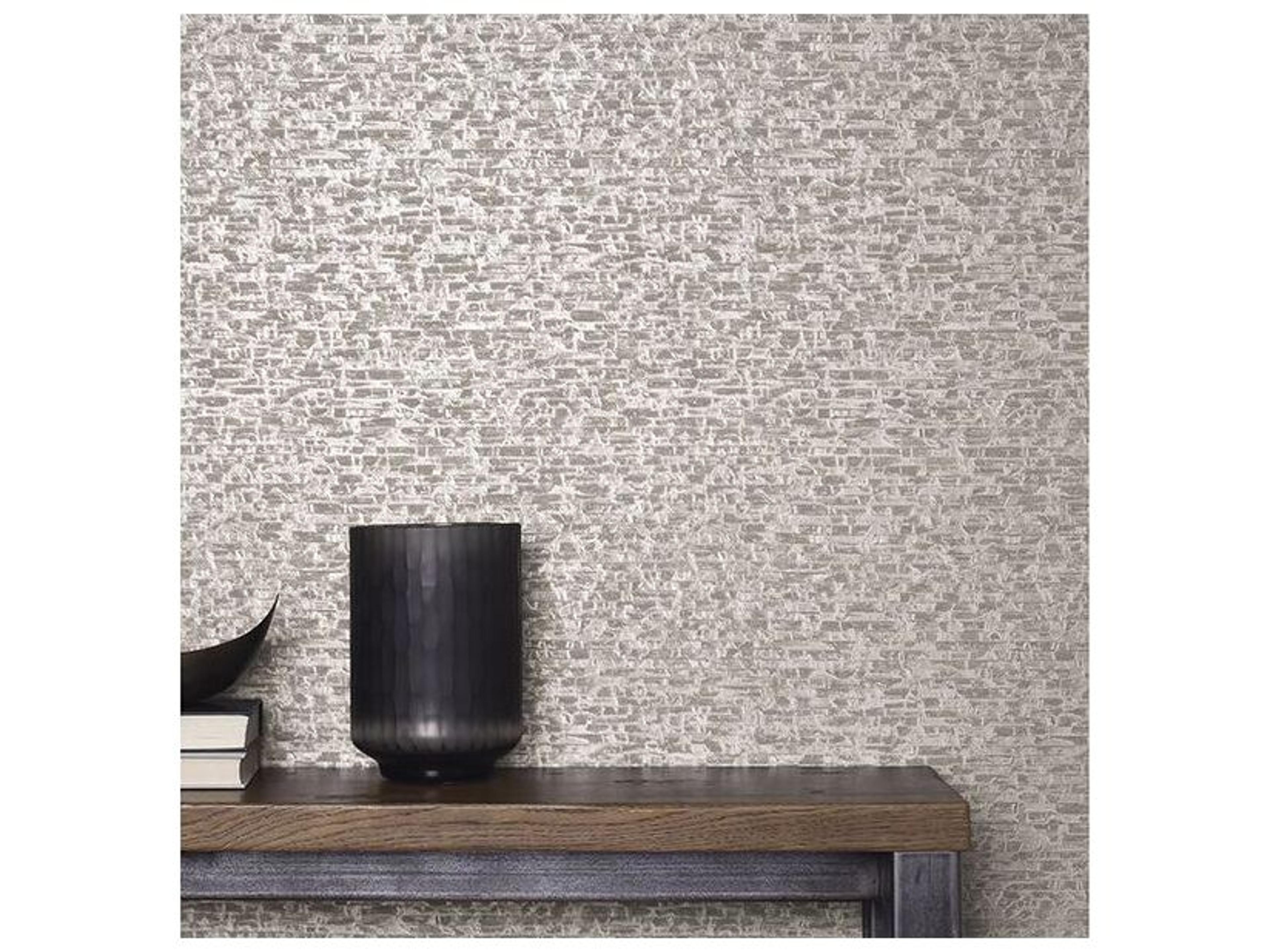Brewster Home Fashions A-street Prints Belvedere Grey Faux Slate Wallpaper