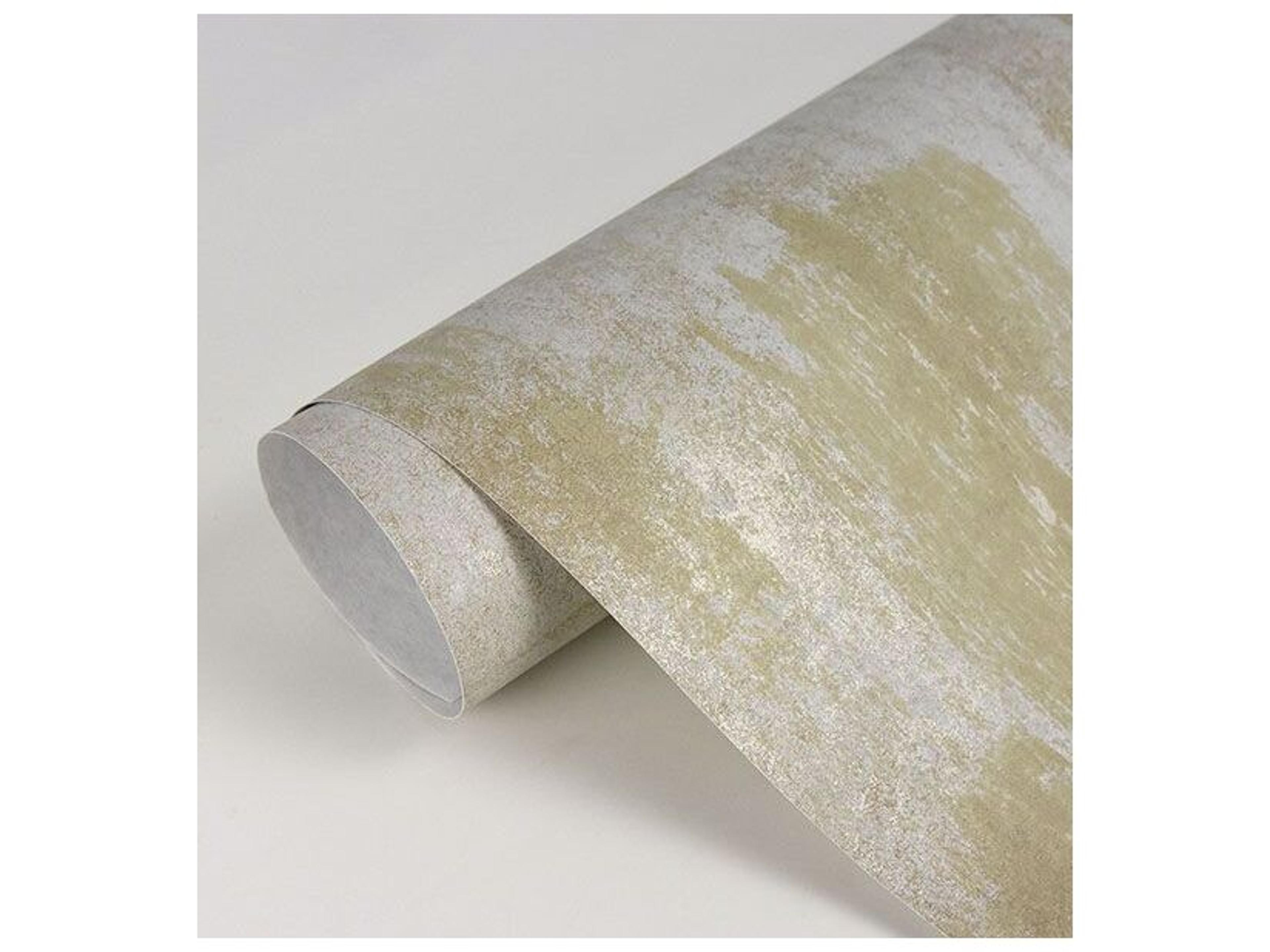 Brewster Home Fashions Riva Pollit Champagne Distressed Texture Wallpaper