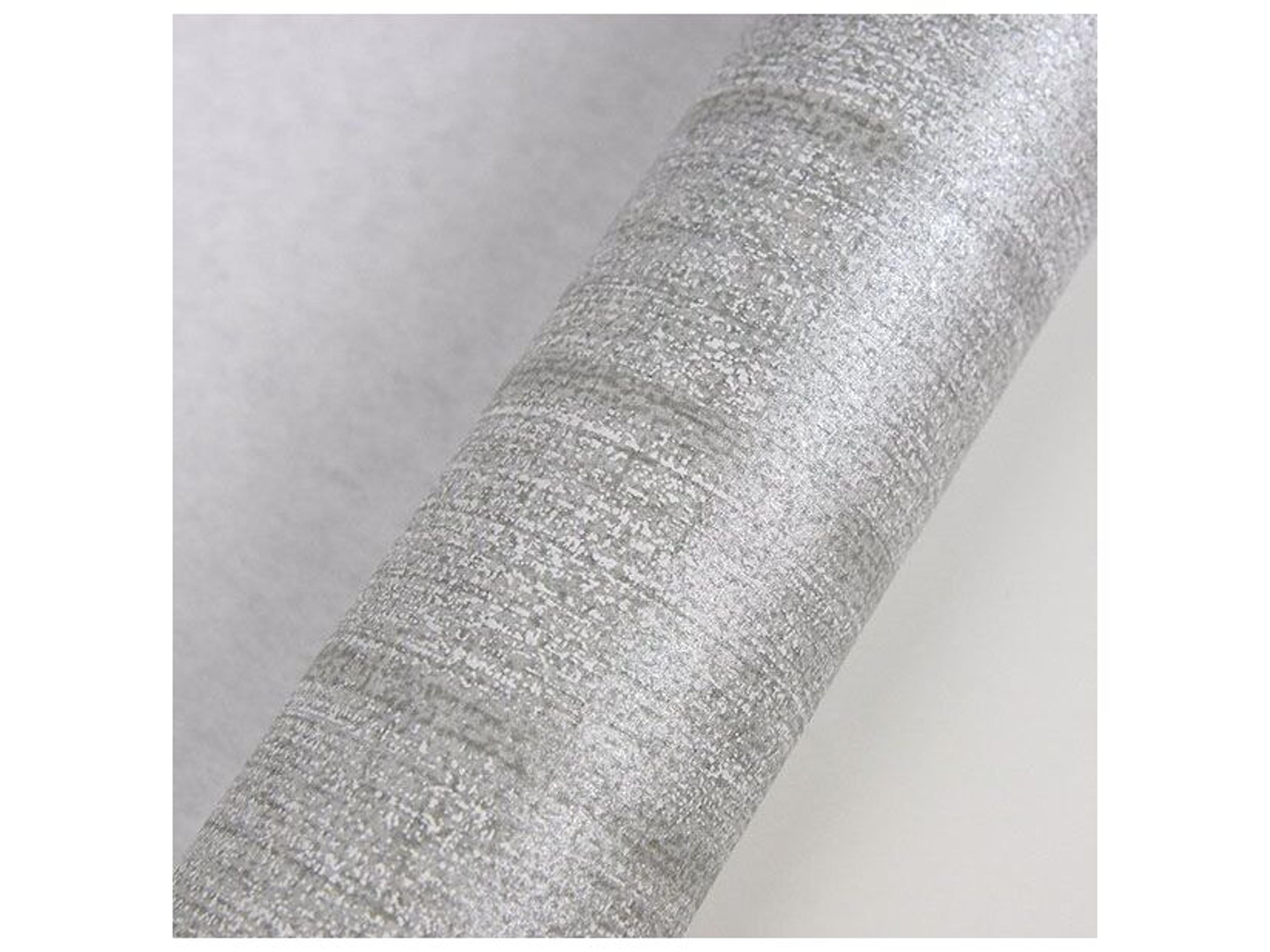 Brewster Home Fashions Riva Ramona Silver Stripe Texture Wallpaper