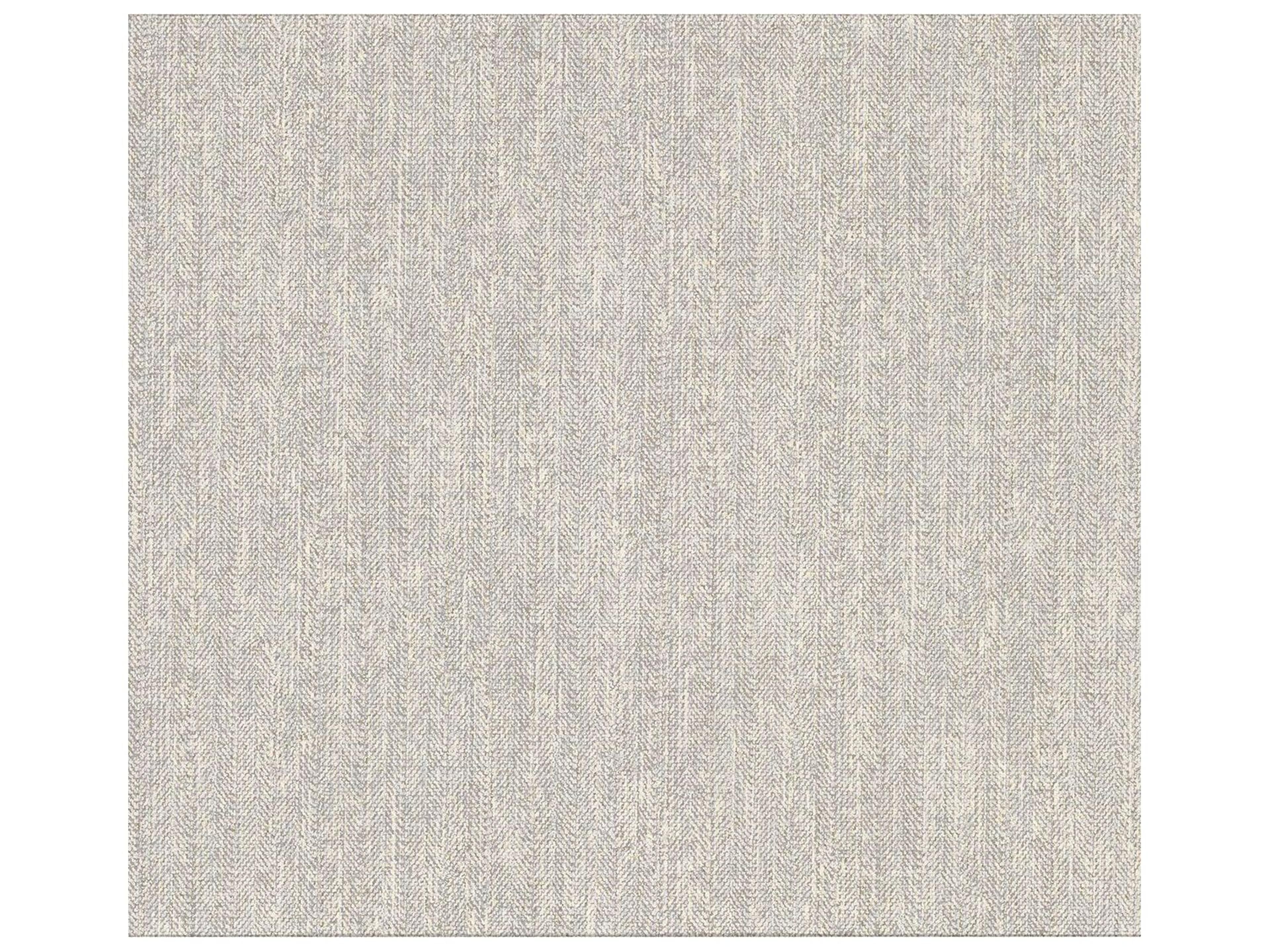 Riva Holden Neutral Chevron Faux Linen Wallpaper