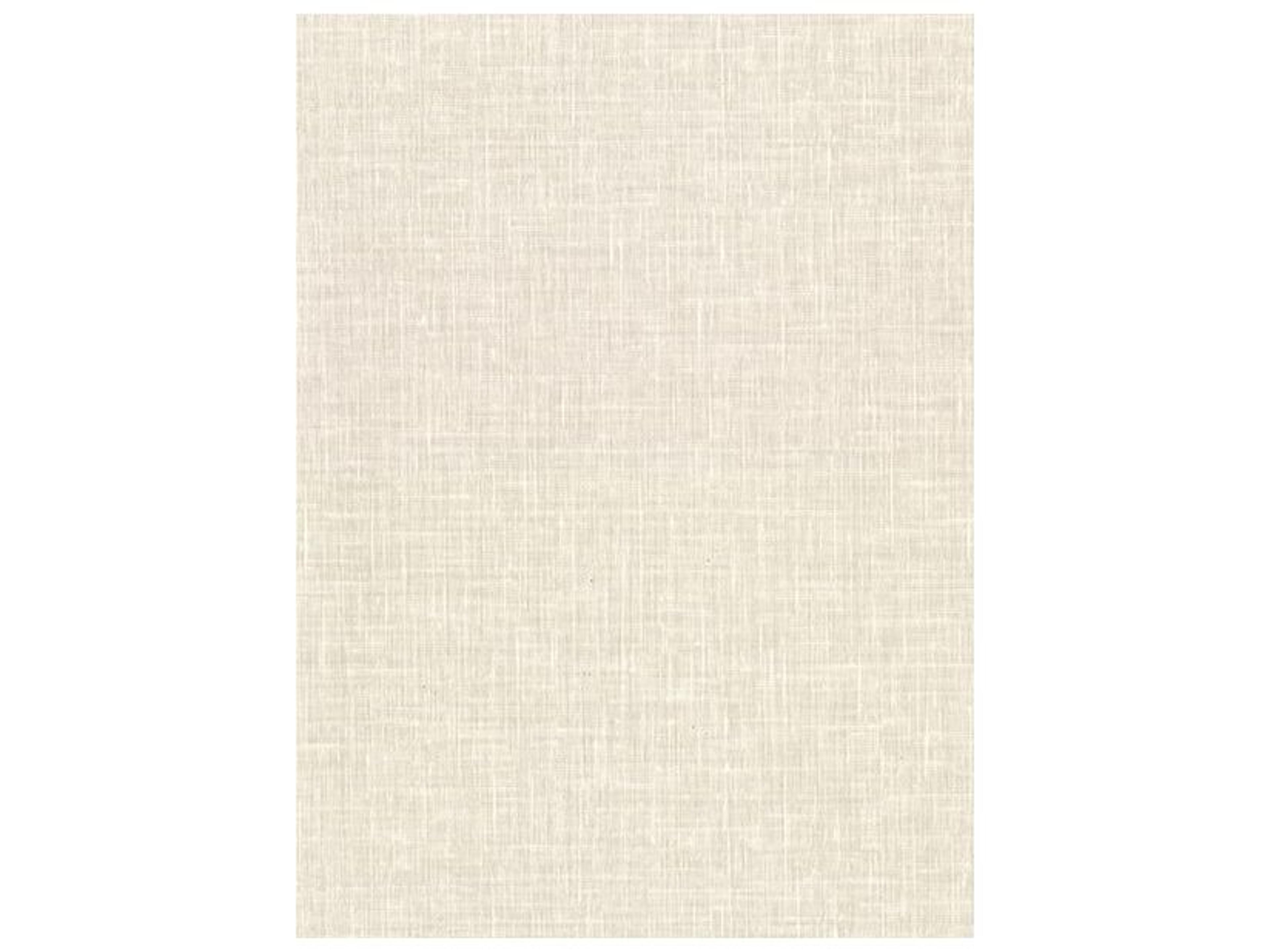 Warner Upton Eggshell Faux Linen Wallpaper
