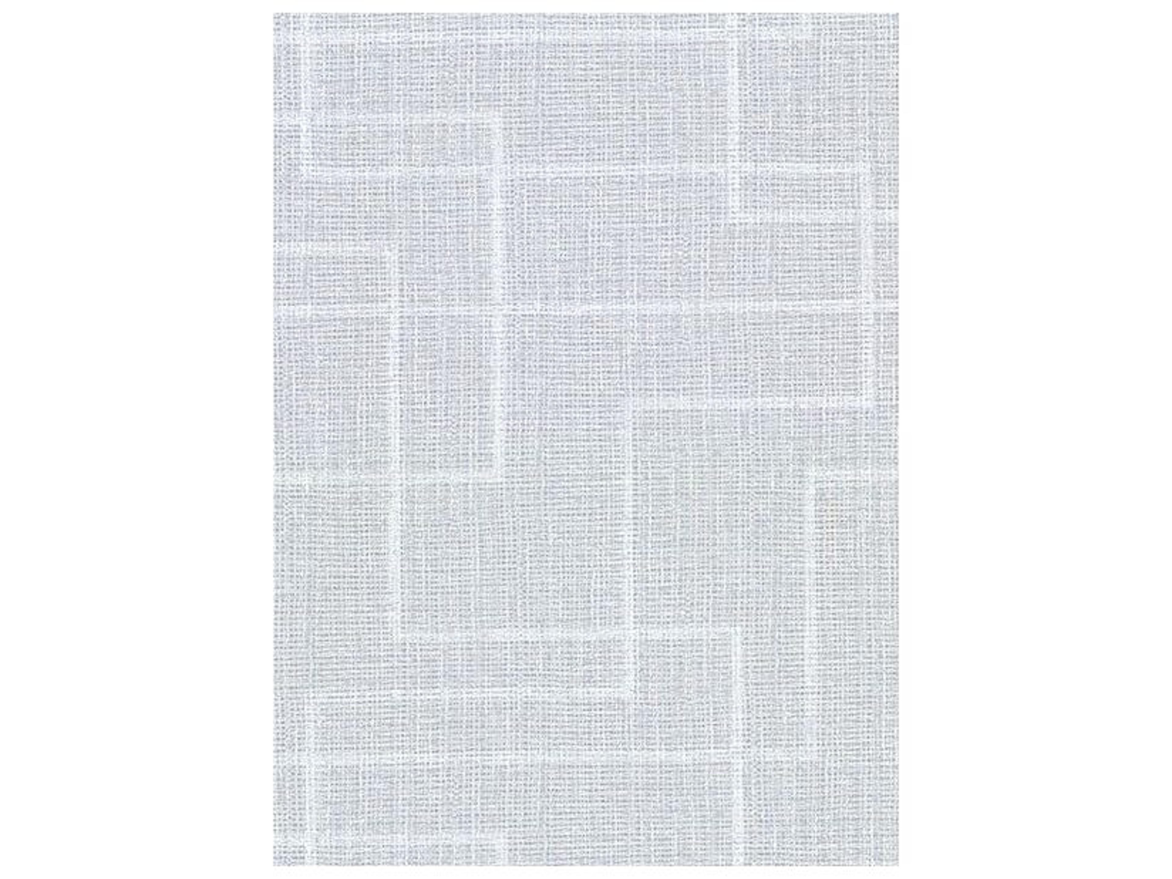 Warner Clarendon Sky Blue Geometric Faux Grasscloth Wallpaper