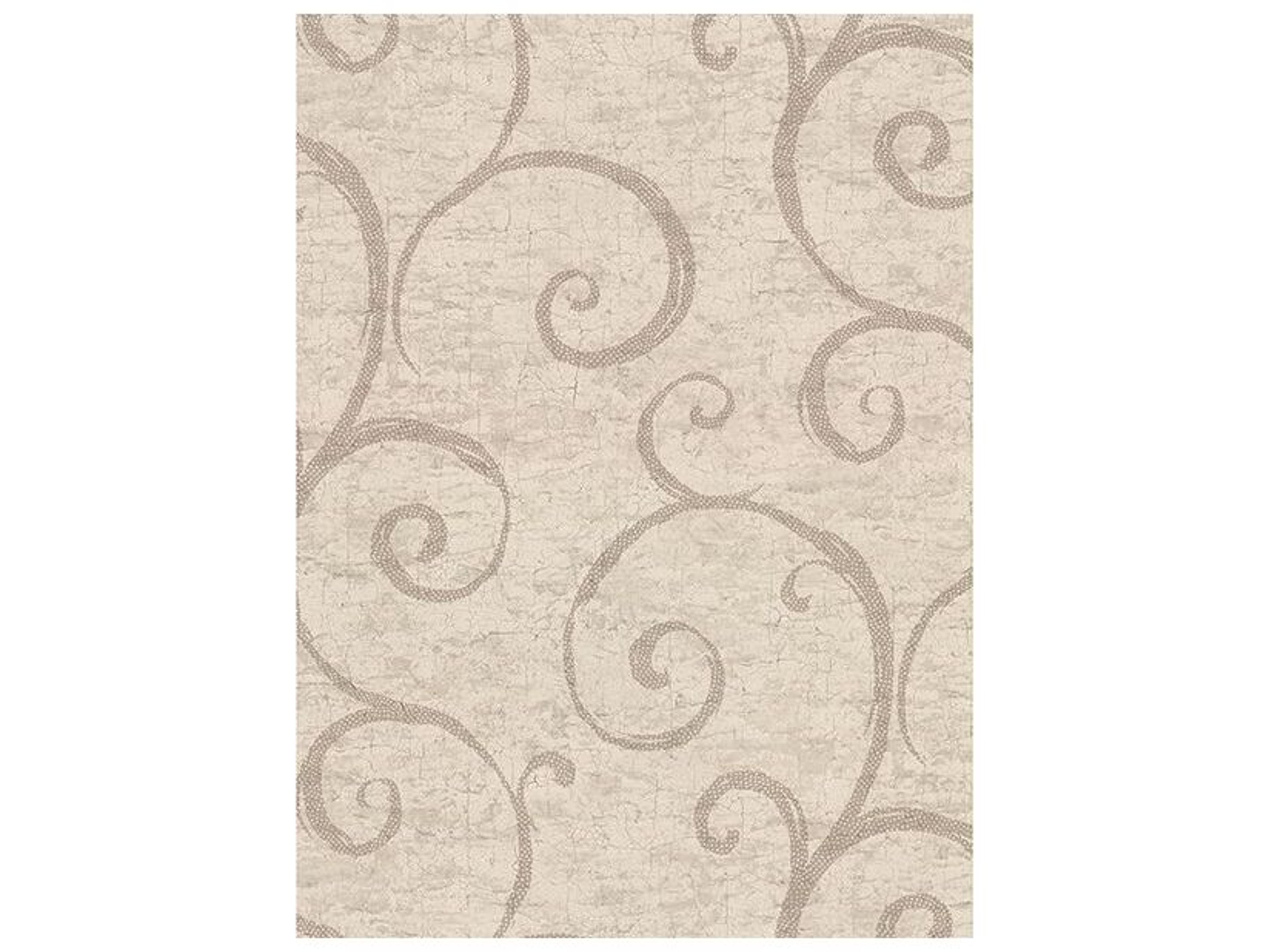 Warner Newbury Taupe Geometric Faux Plaster Wallpaper