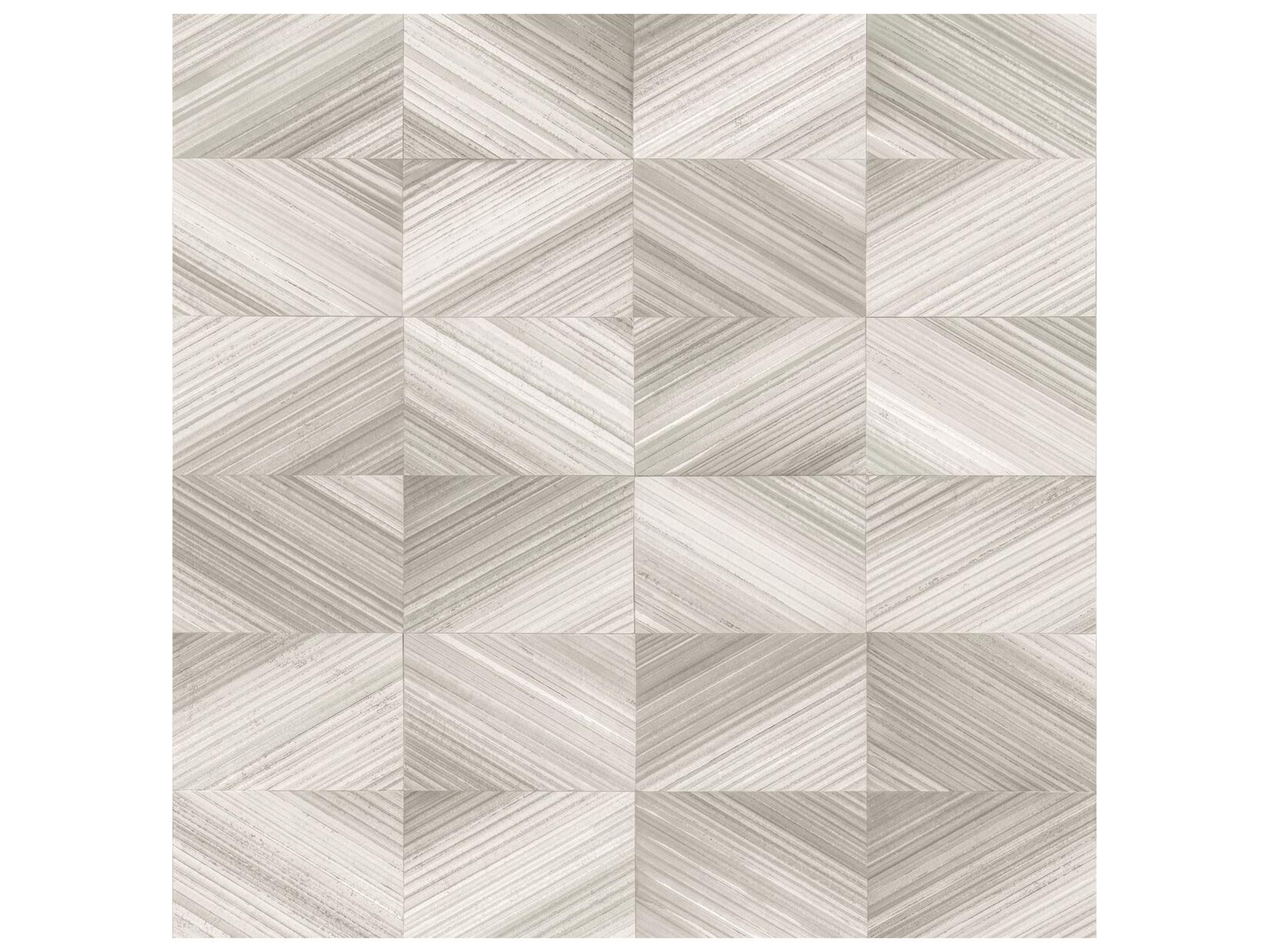 A-street Prints Stratum Taupe Geometric Wood Wallpaper