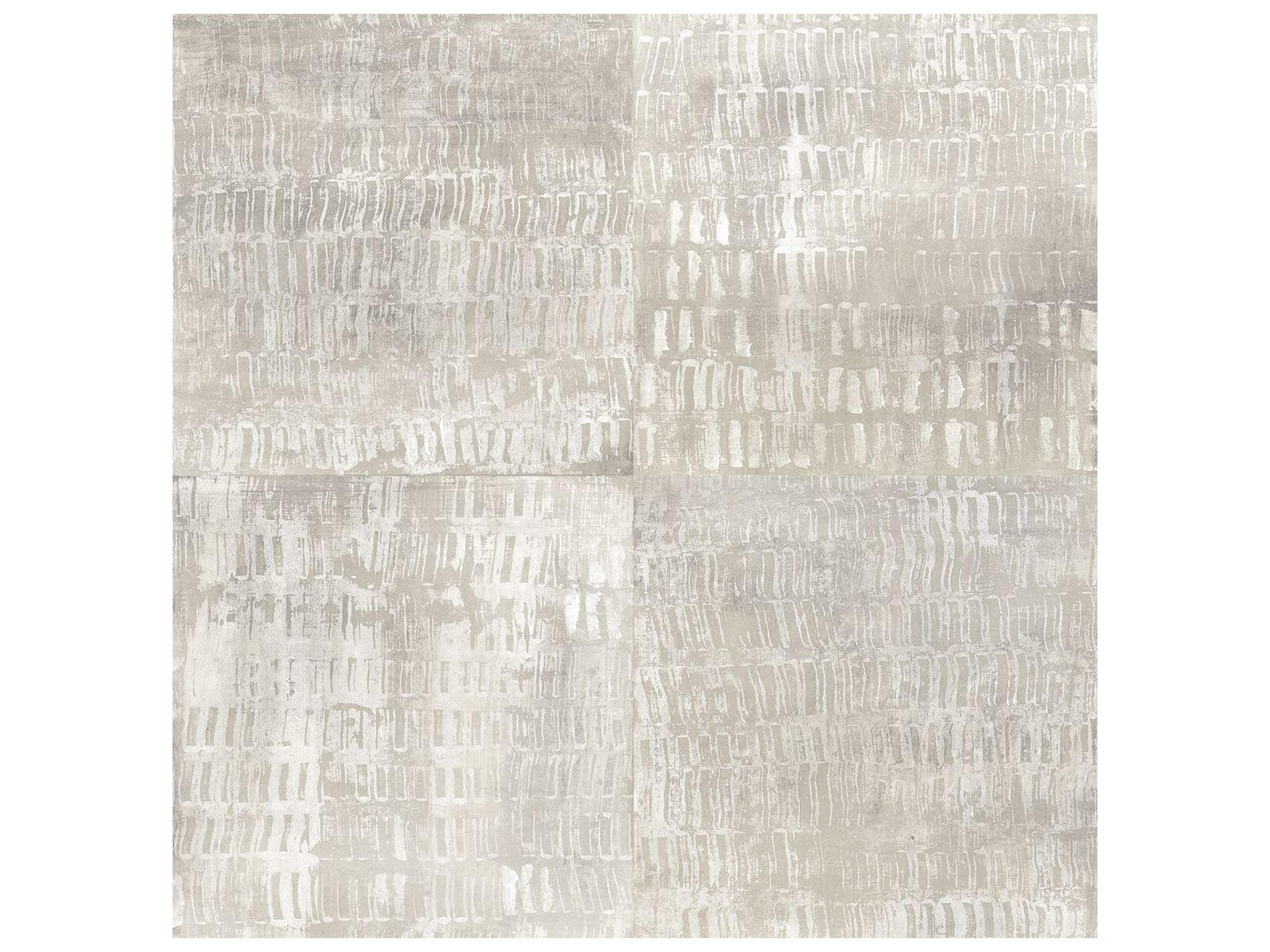 A-street Prints Conundrum Silver Faux Metal Wallpaper