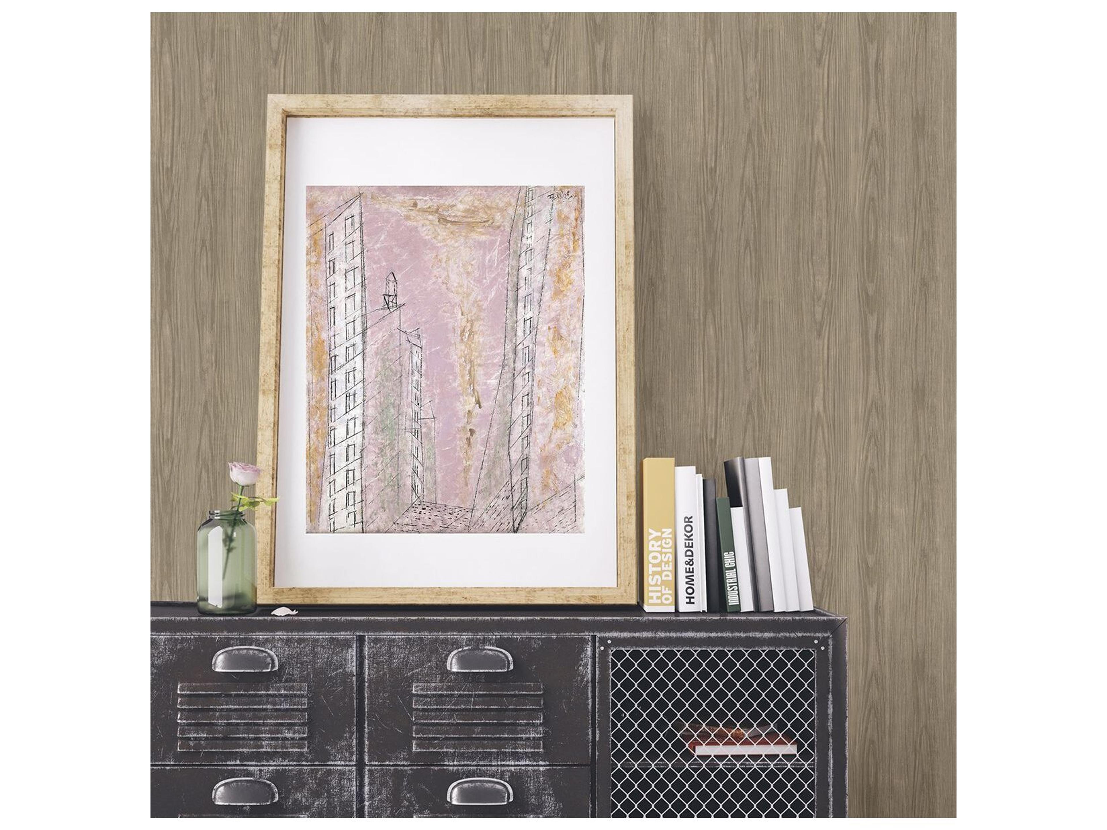 Brewster Home Fashions A-street Prints Tanice Light Brown Faux Wood Texture Wallpaper