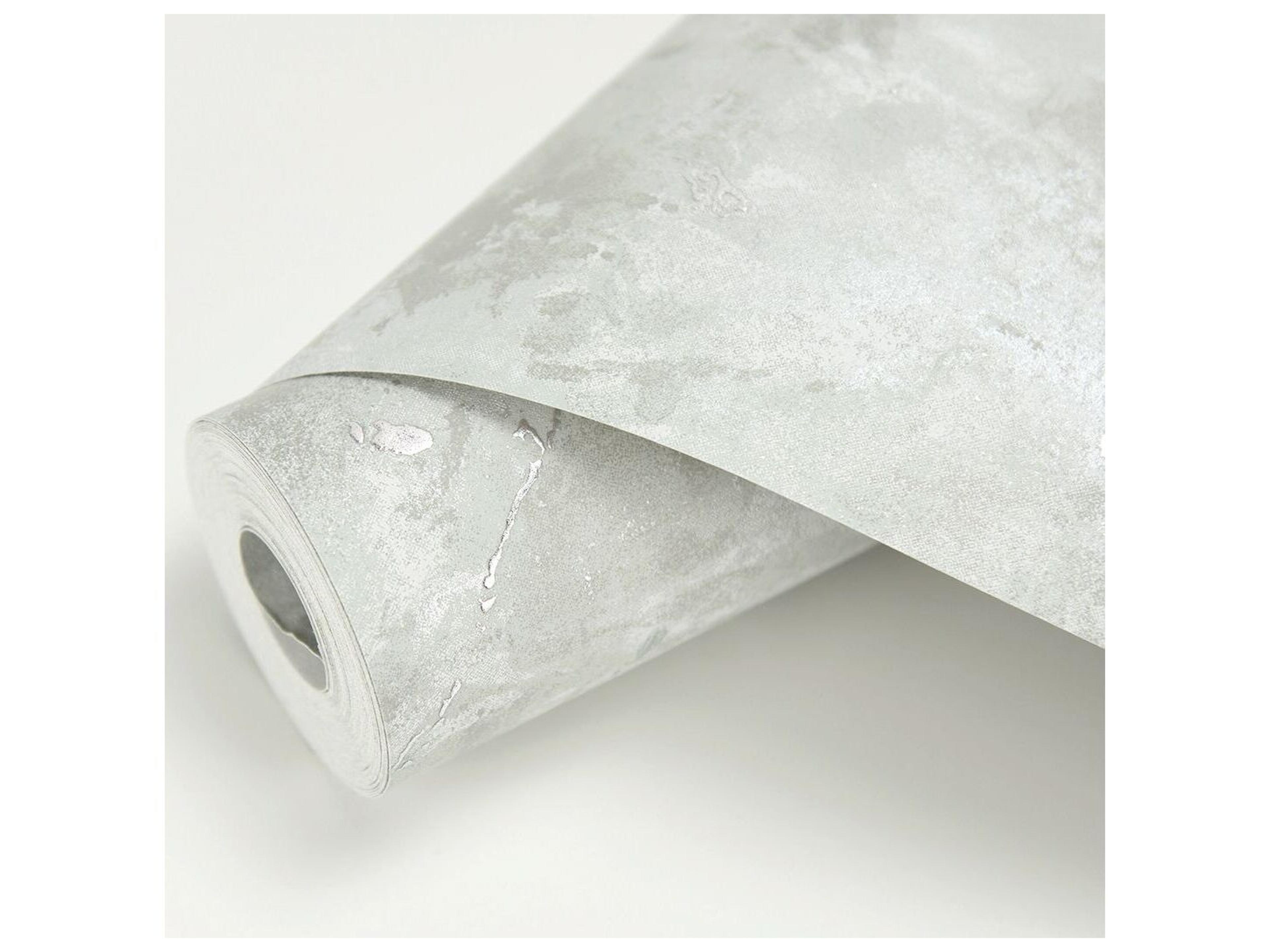 Brewster Home Fashions Polished Titania Silver Marble Texture Wallpaper