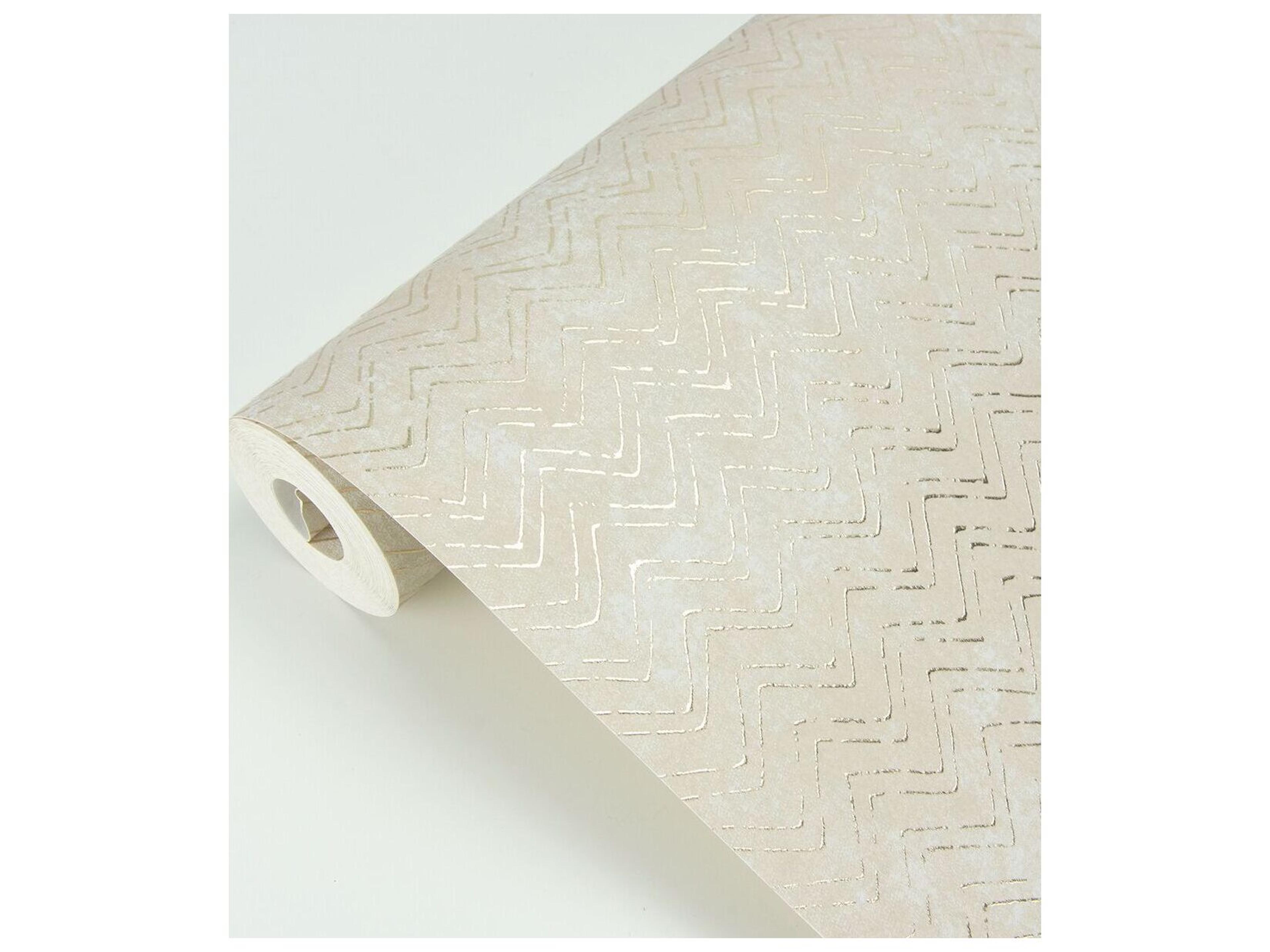 Brewster Home Fashions Polished Luna Copper Distressed Chevron Wallpaper