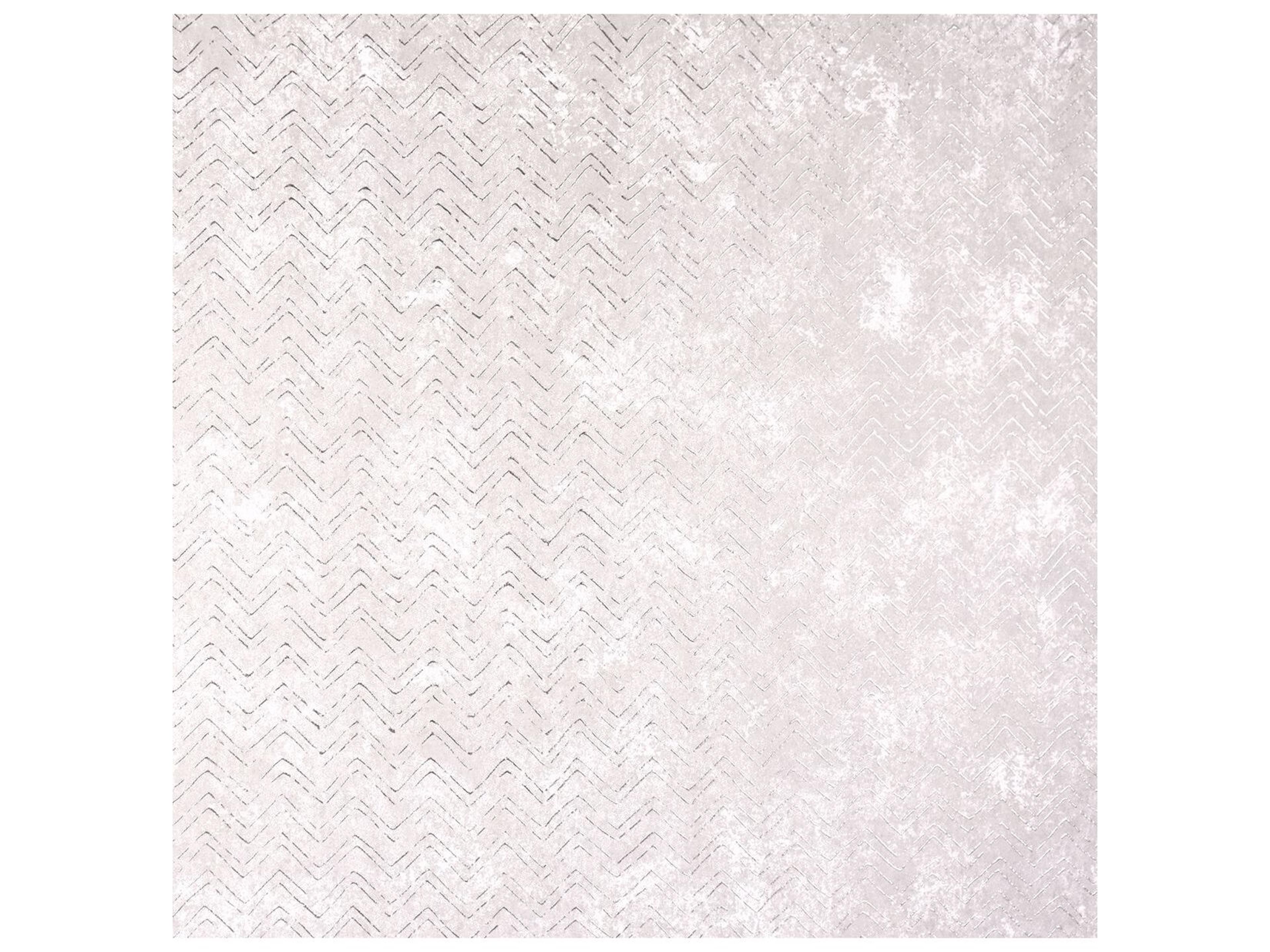 Polished Luna Platinum Distressed Chevron Wallpaper