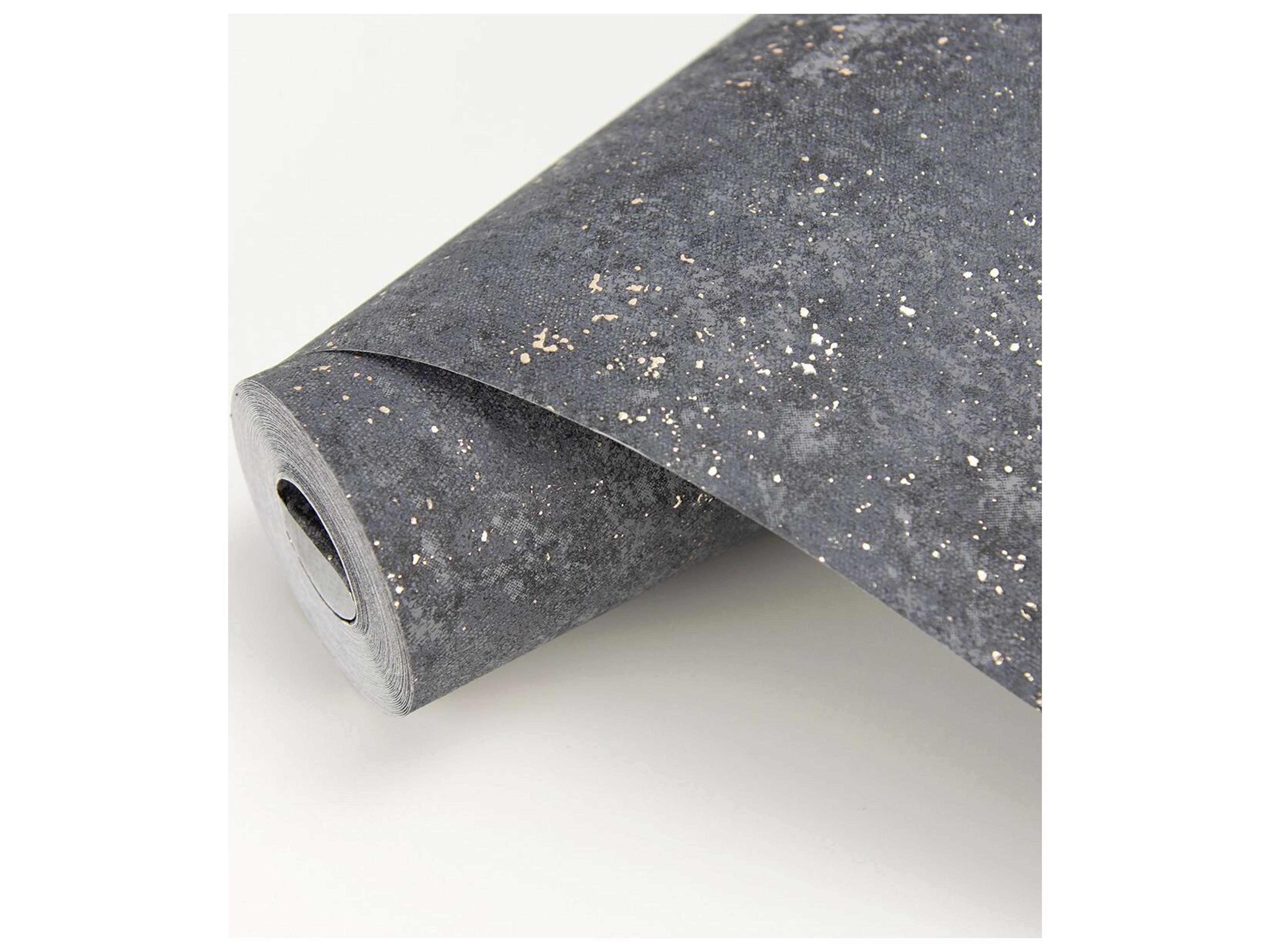 Brewster Home Fashions Polished Drizzle Charcoal Speckle Wallpaper