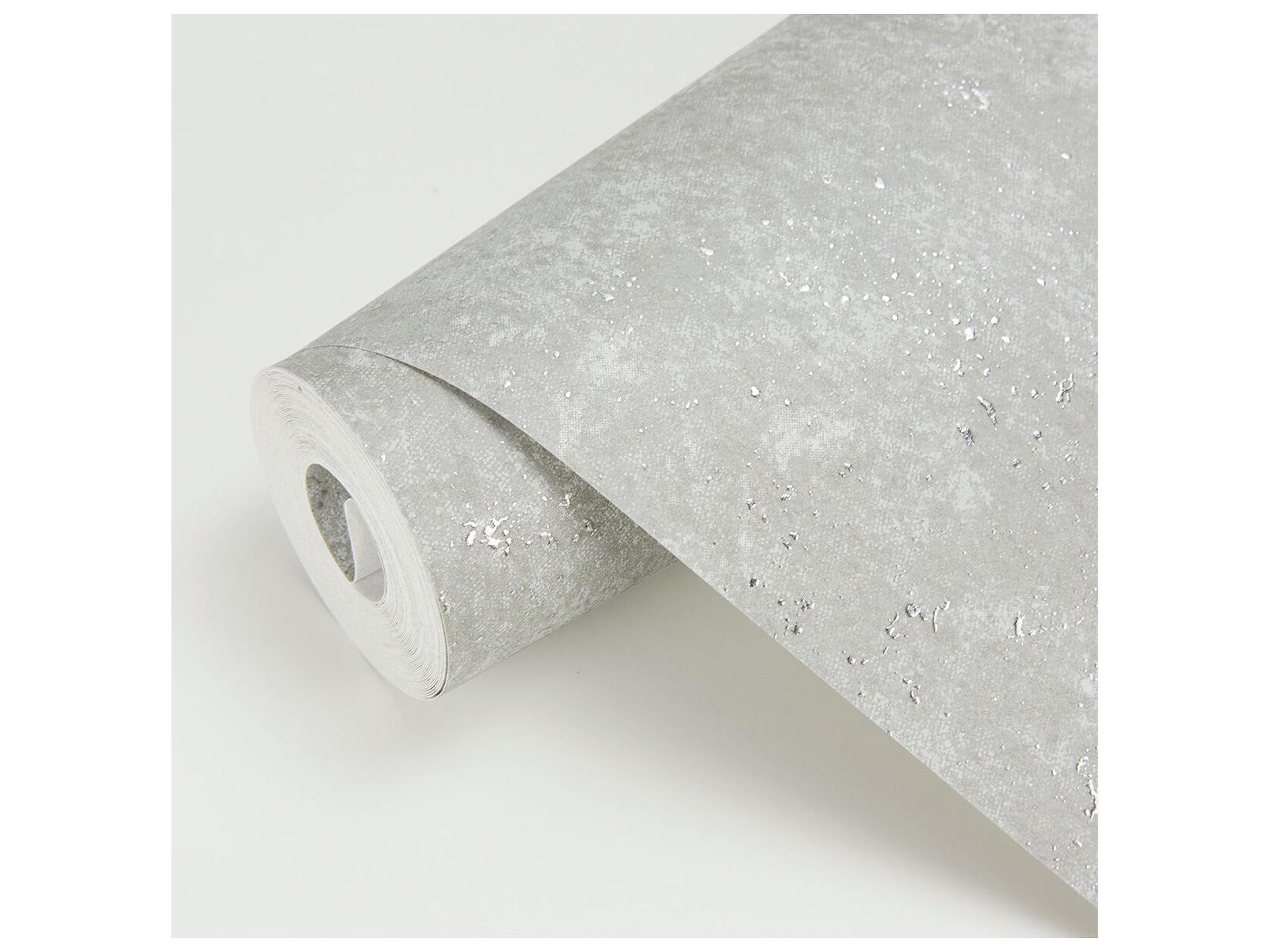 Brewster Home Fashions Polished Drizzle Light Grey Speckle Wallpaper