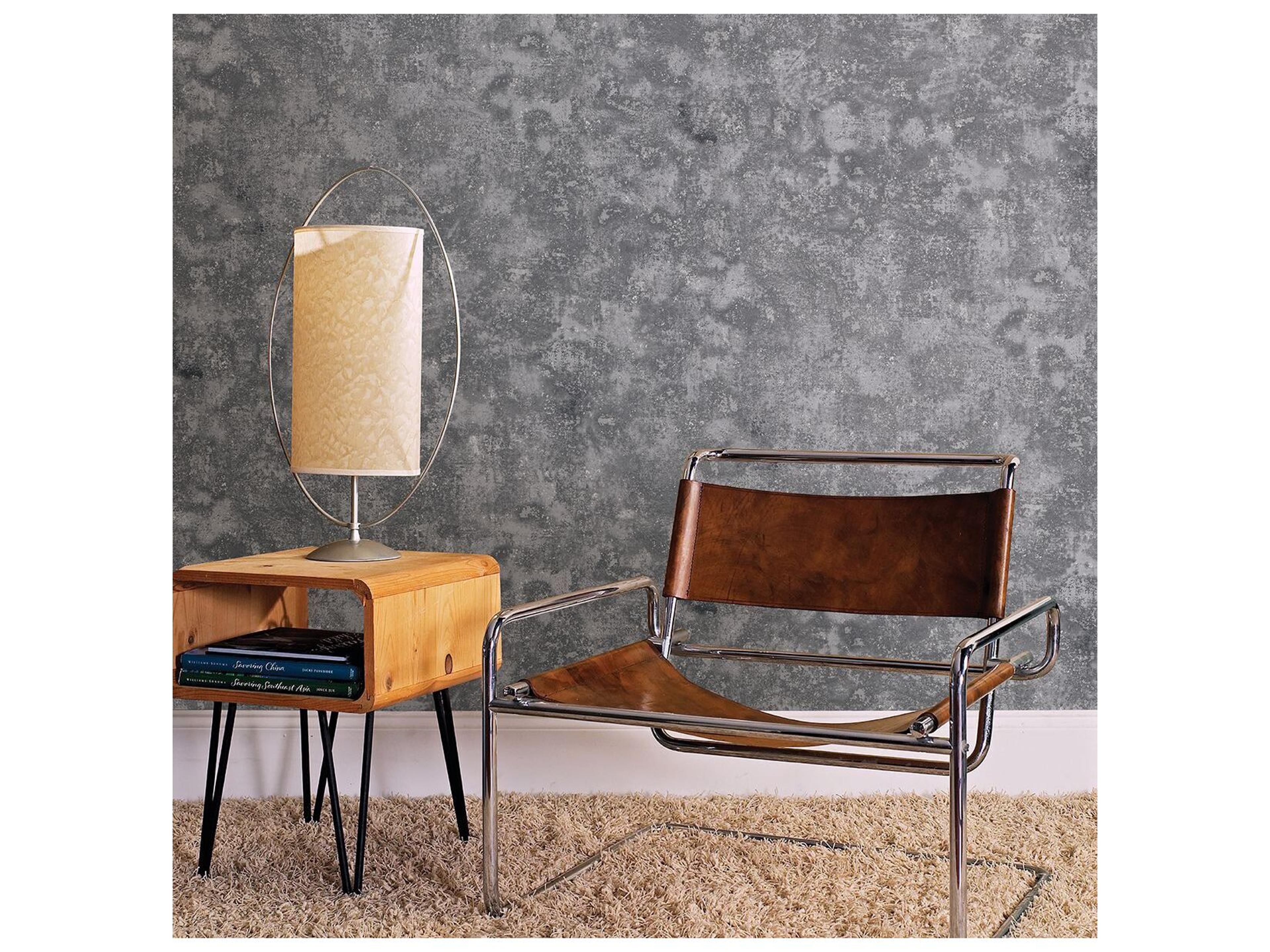 Brewster Home Fashions Polished Drizzle Pewter Speckle Wallpaper