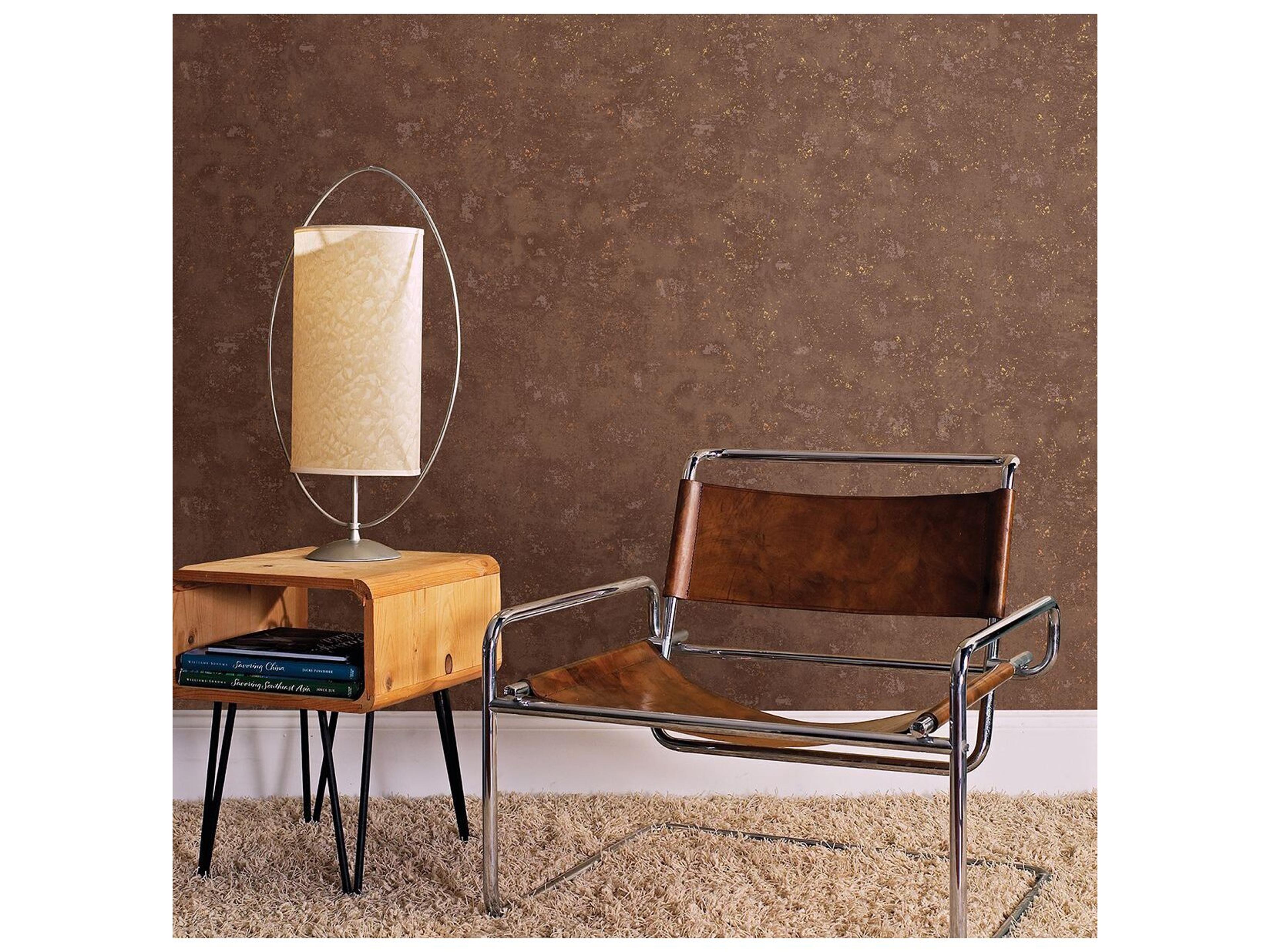 Brewster Home Fashions Polished Drizzle Dark Red Speckle Wallpaper