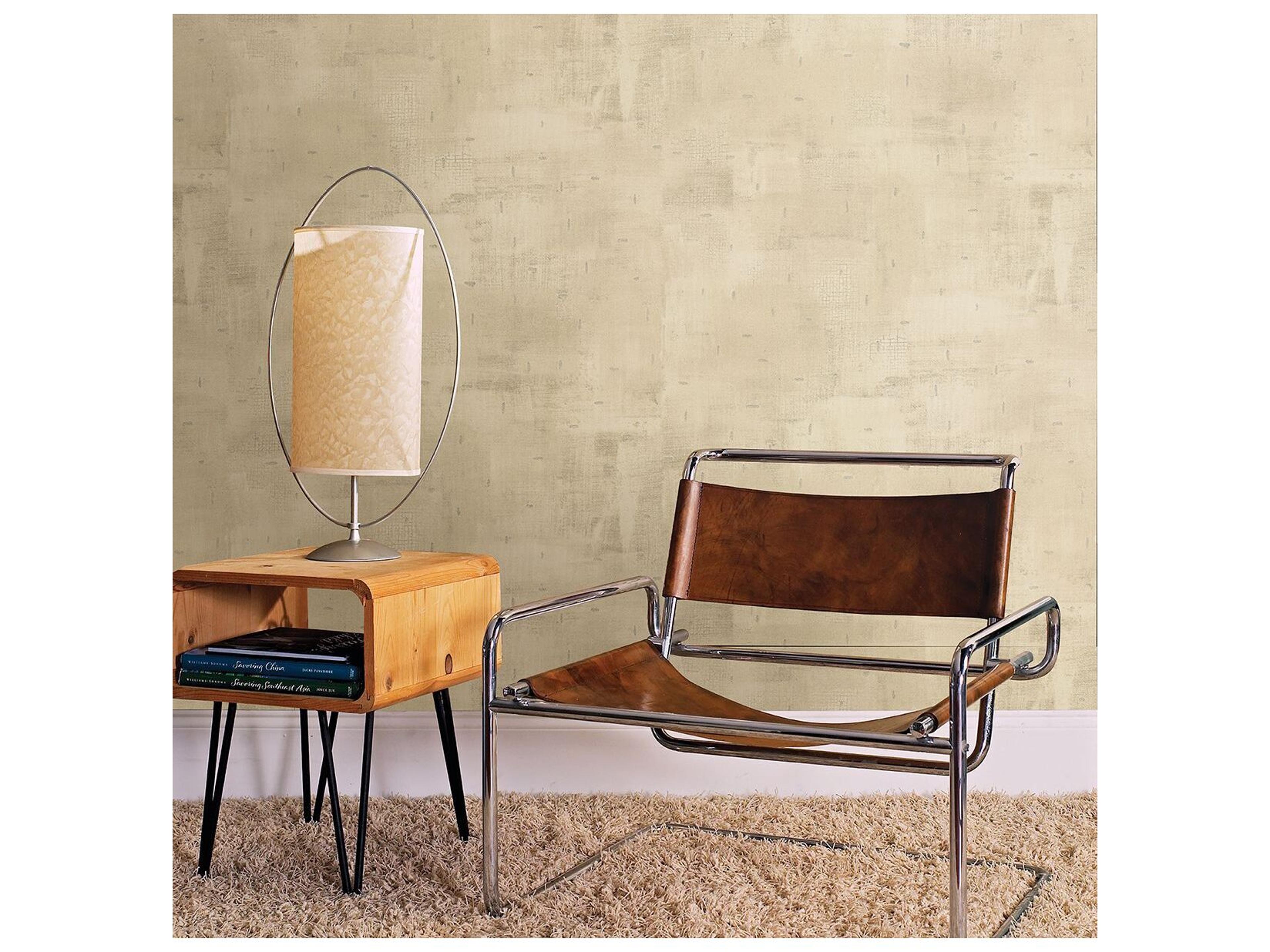 Brewster Home Fashions Polished Portia Beige Distressed Texture Wallpaper