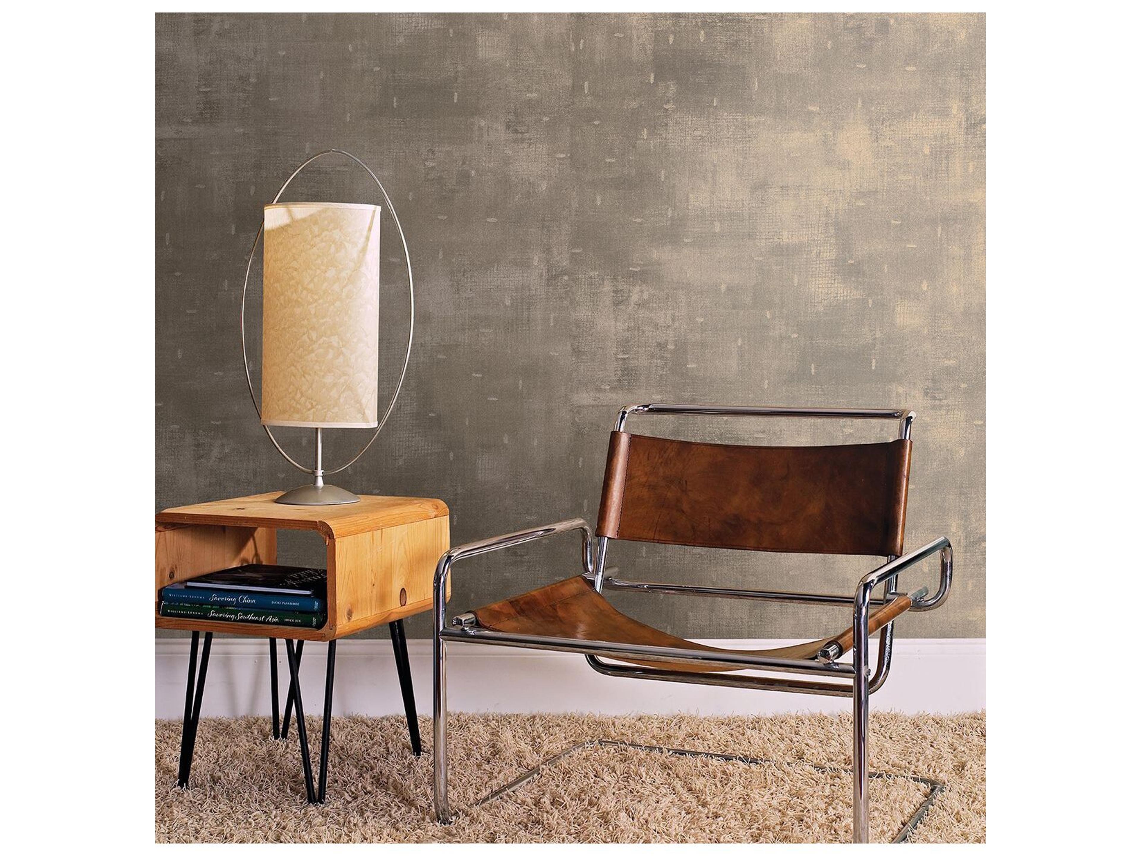 Brewster Home Fashions Polished Portia Gold Distressed Texture Wallpaper