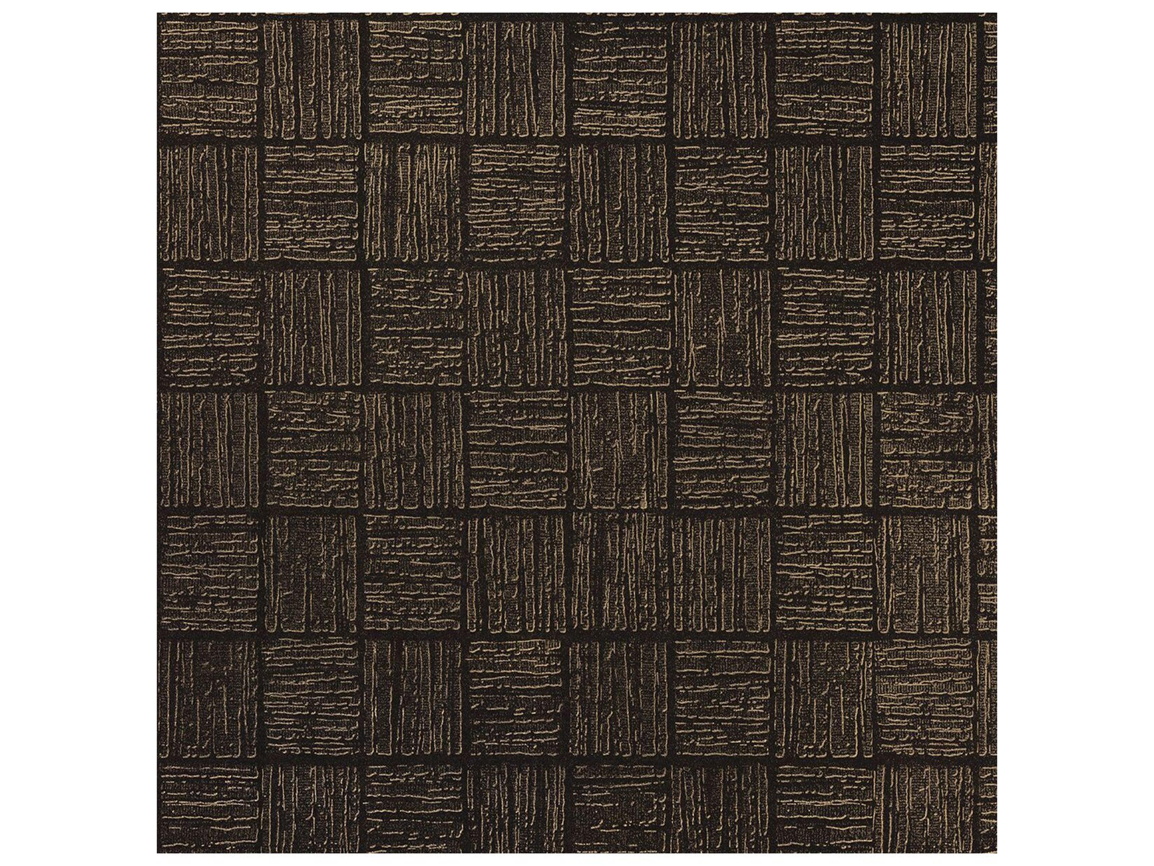 Polished Glint Black Distressed Geometric Wallpaper