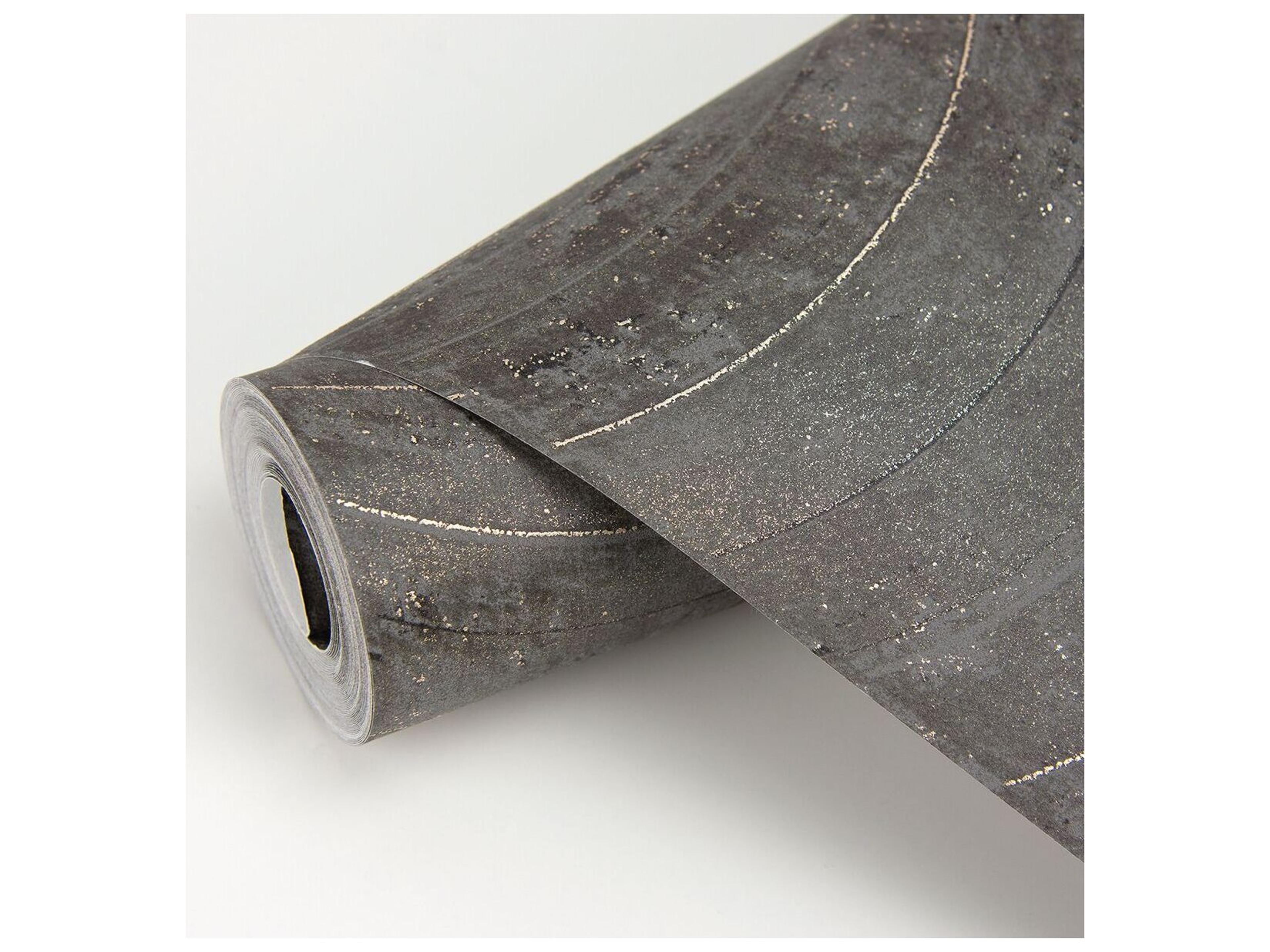 Brewster Home Fashions Polished Hydra Dark Grey Geometric Wallpaper