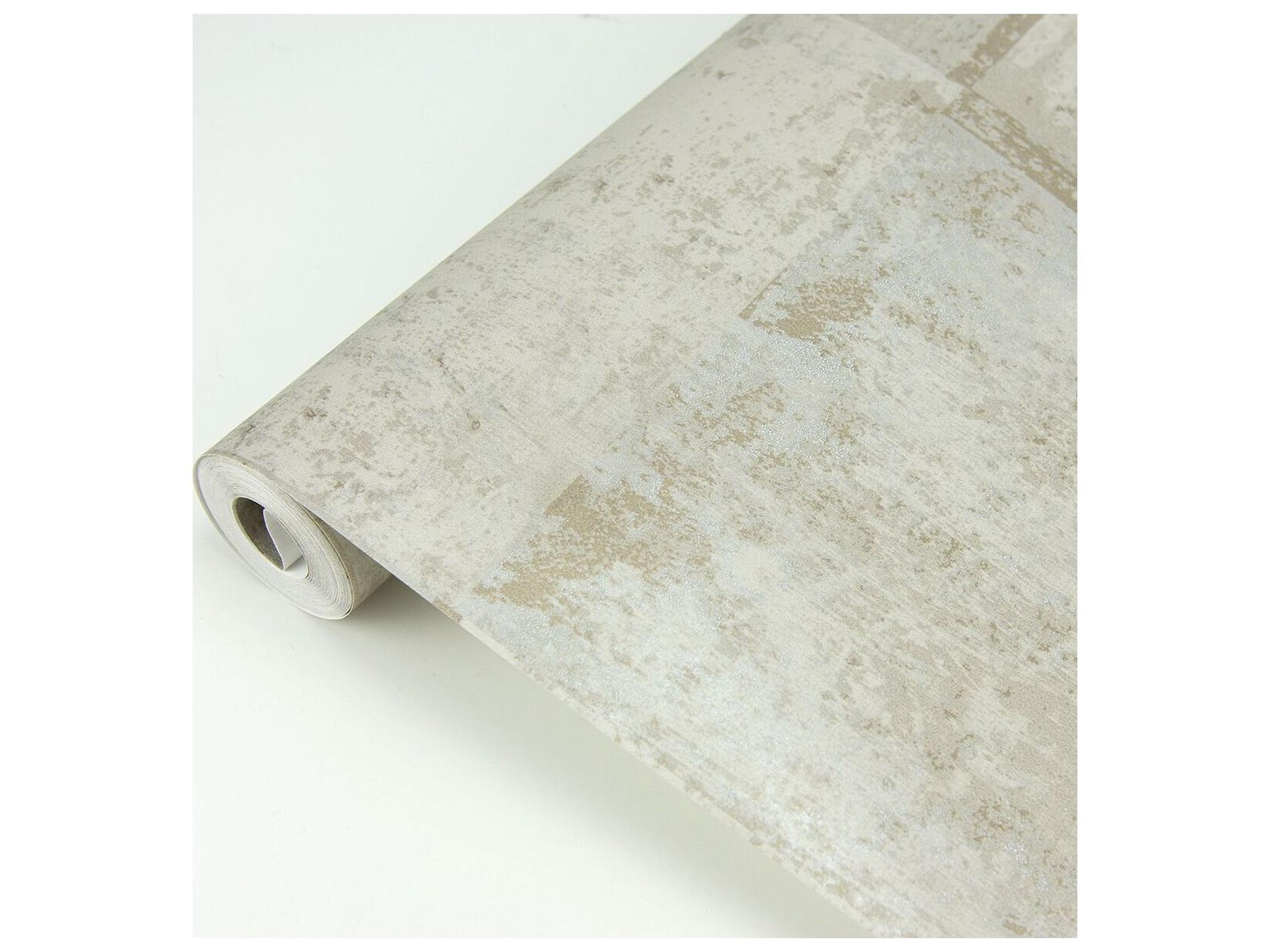 Brewster Home Fashions Polished Vela Taupe Distressed Geometric Wallpaper