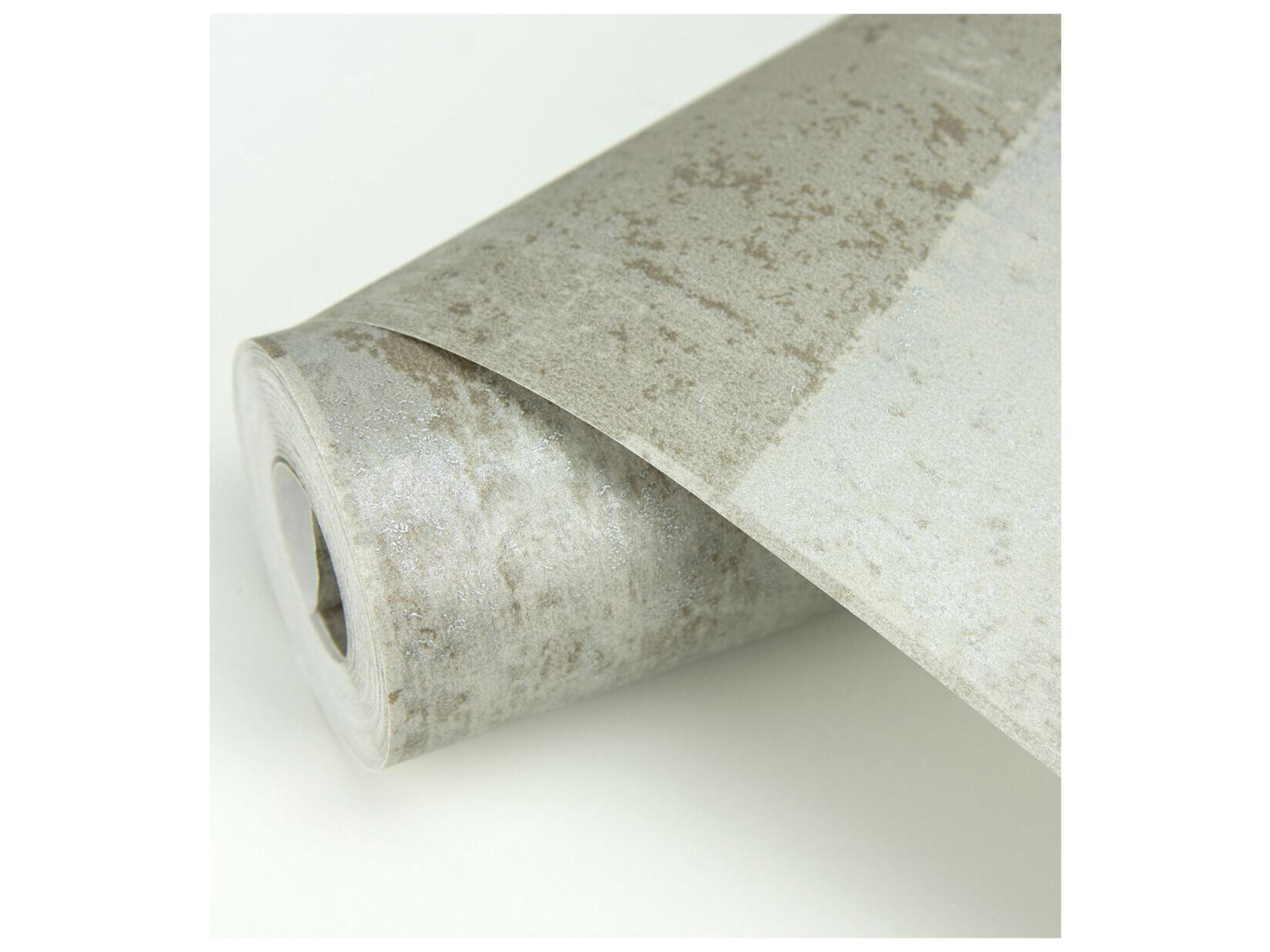 Brewster Home Fashions Polished Vela Taupe Distressed Geometric Wallpaper