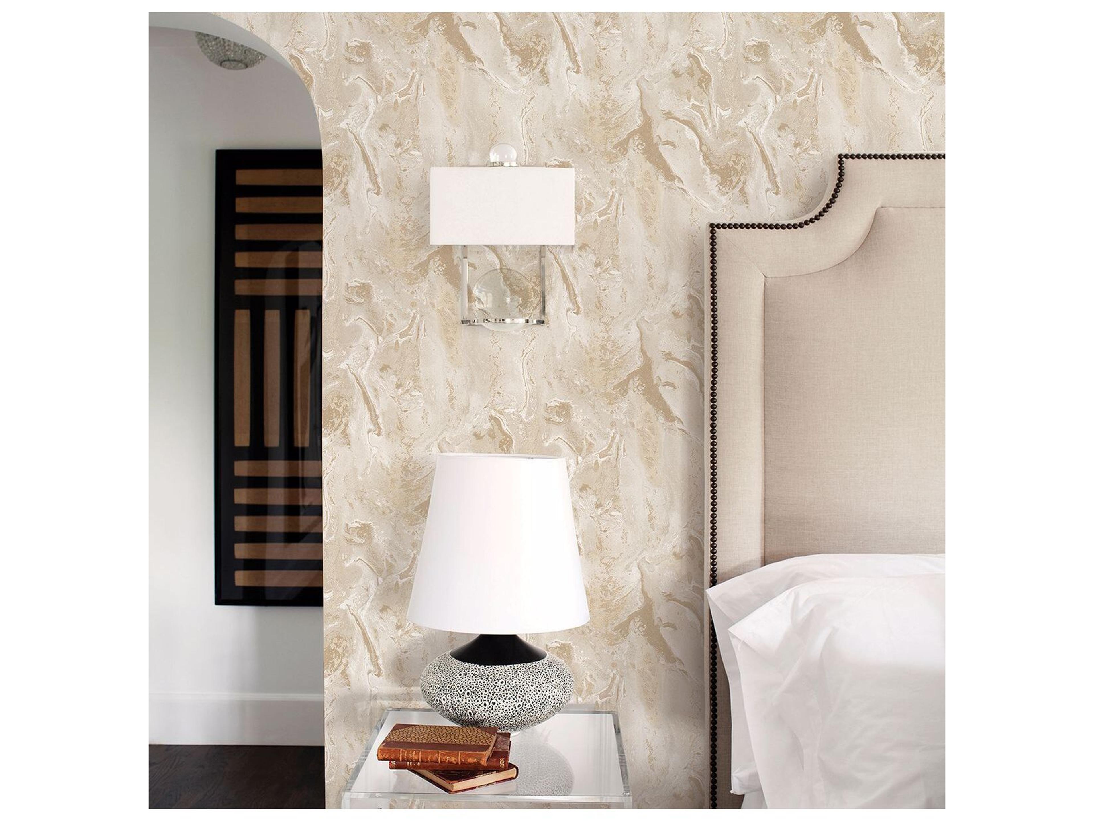 Brewster Home Fashions Polished Tory Gold Texture Wallpaper