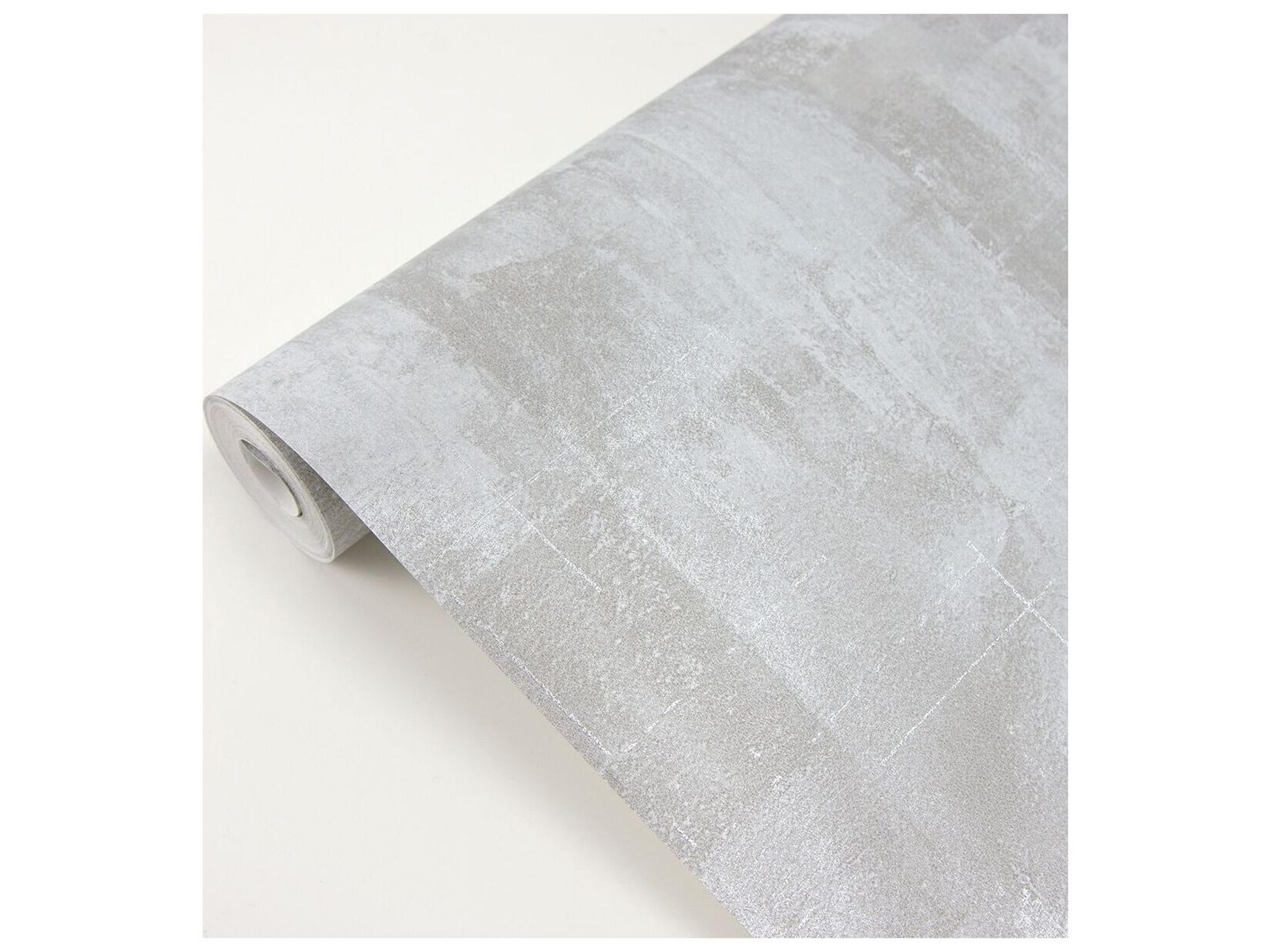 Brewster Home Fashions Polished Ozone Silver Texture Wallpaper