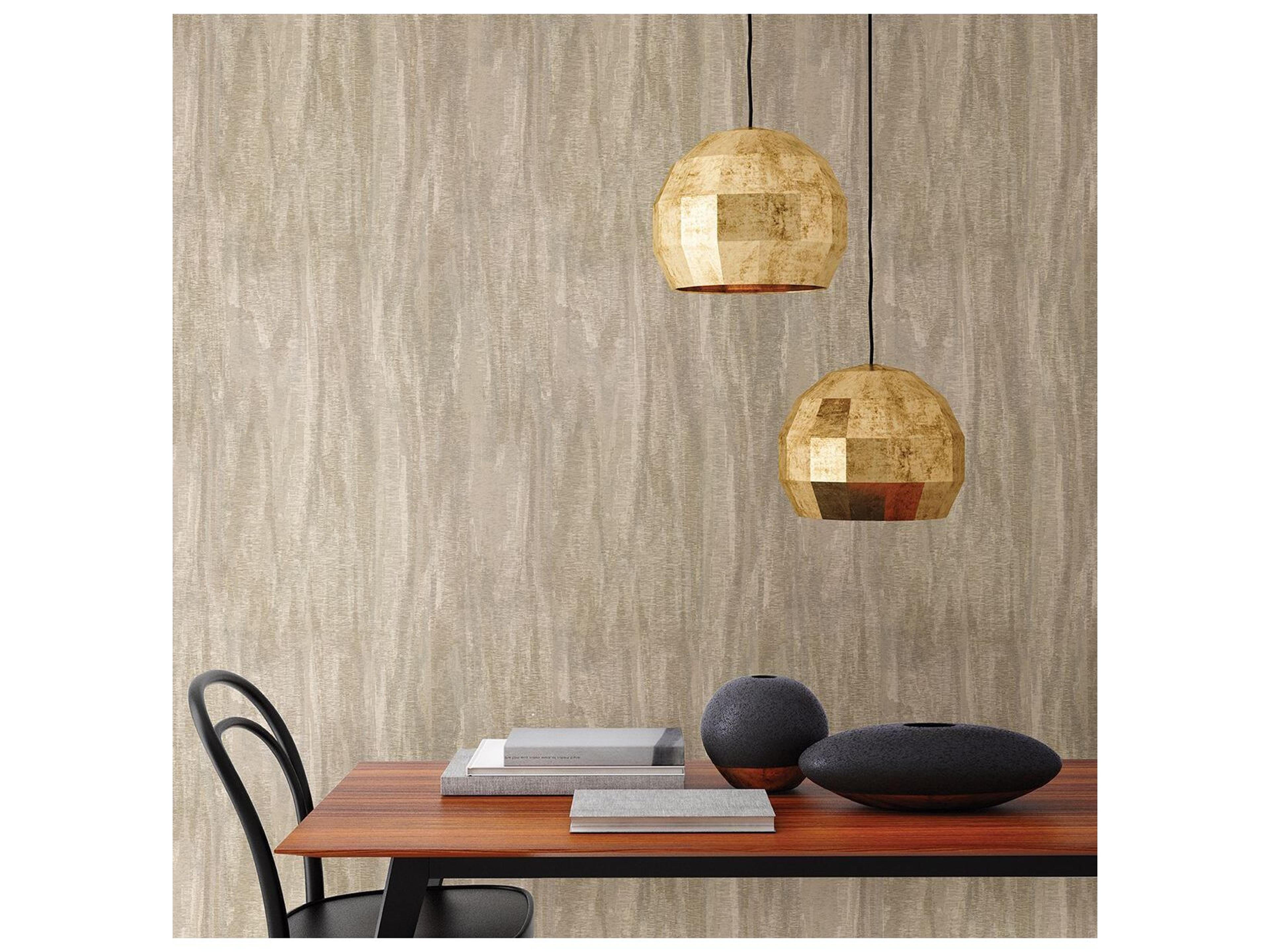 Brewster Home Fashions Polished Meteor Gold Distressed Texture Wallpaper