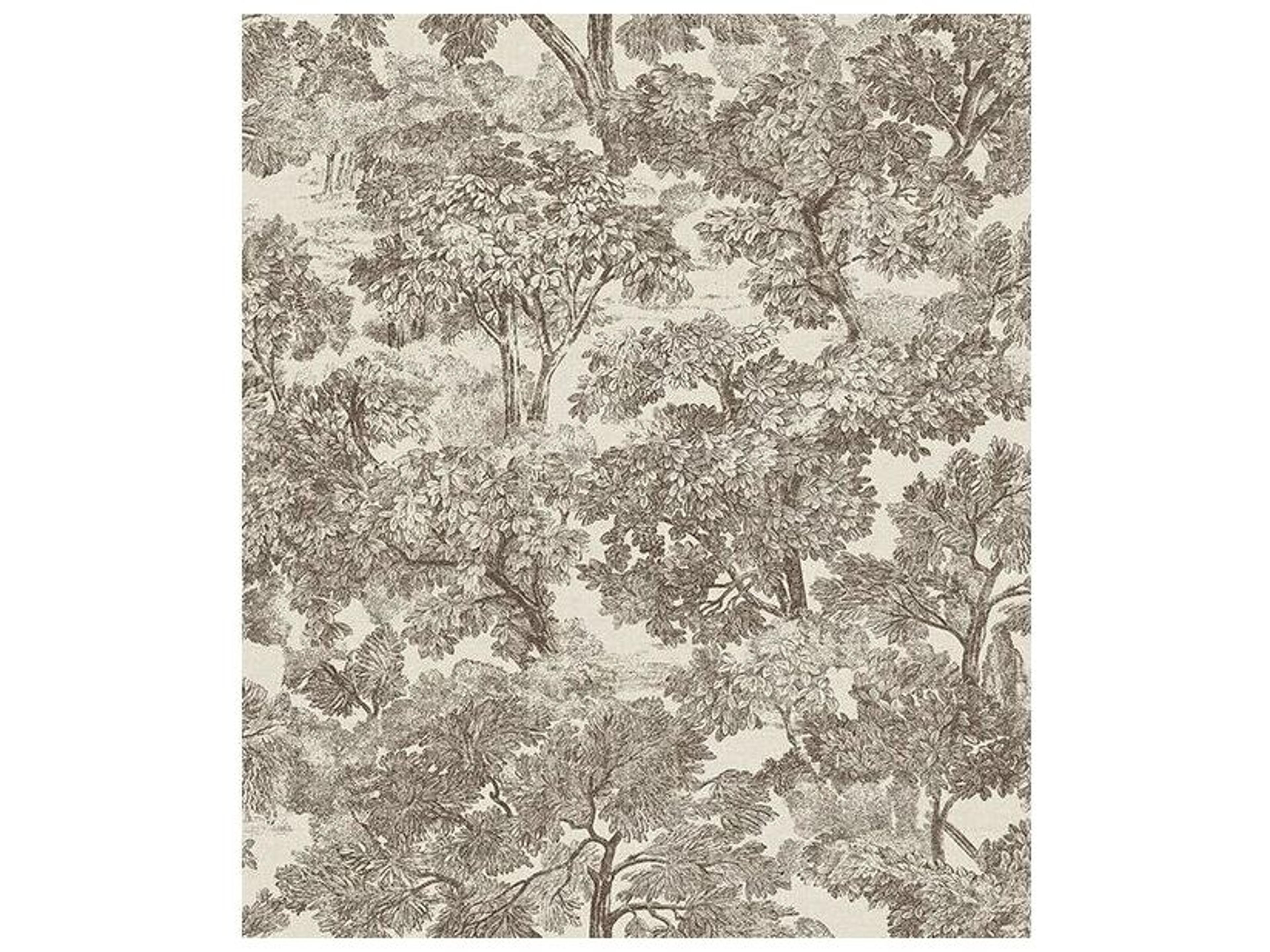 Chesapeake Blyth Brown Toile Wallpaper