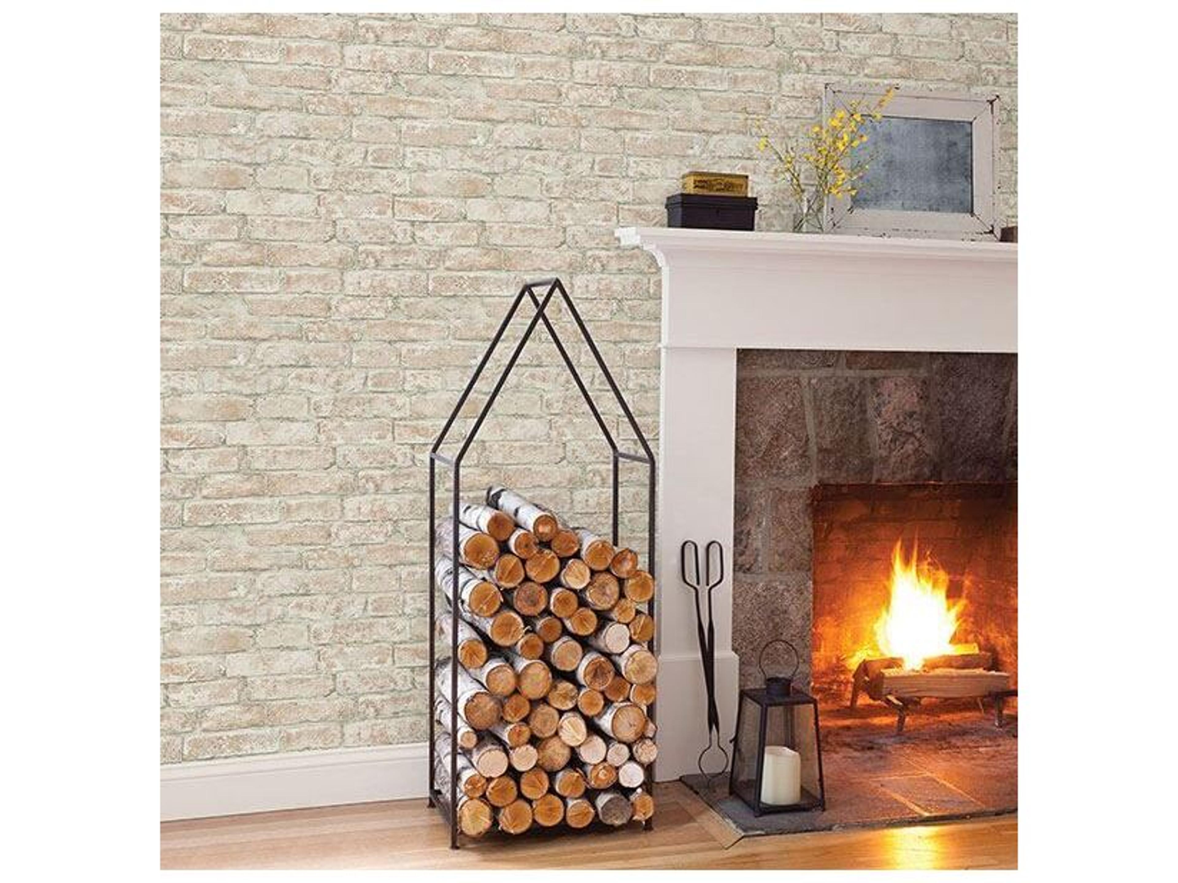 Brewster Home Fashions Chesapeake Arlington Multicolor Brick Wallpaper