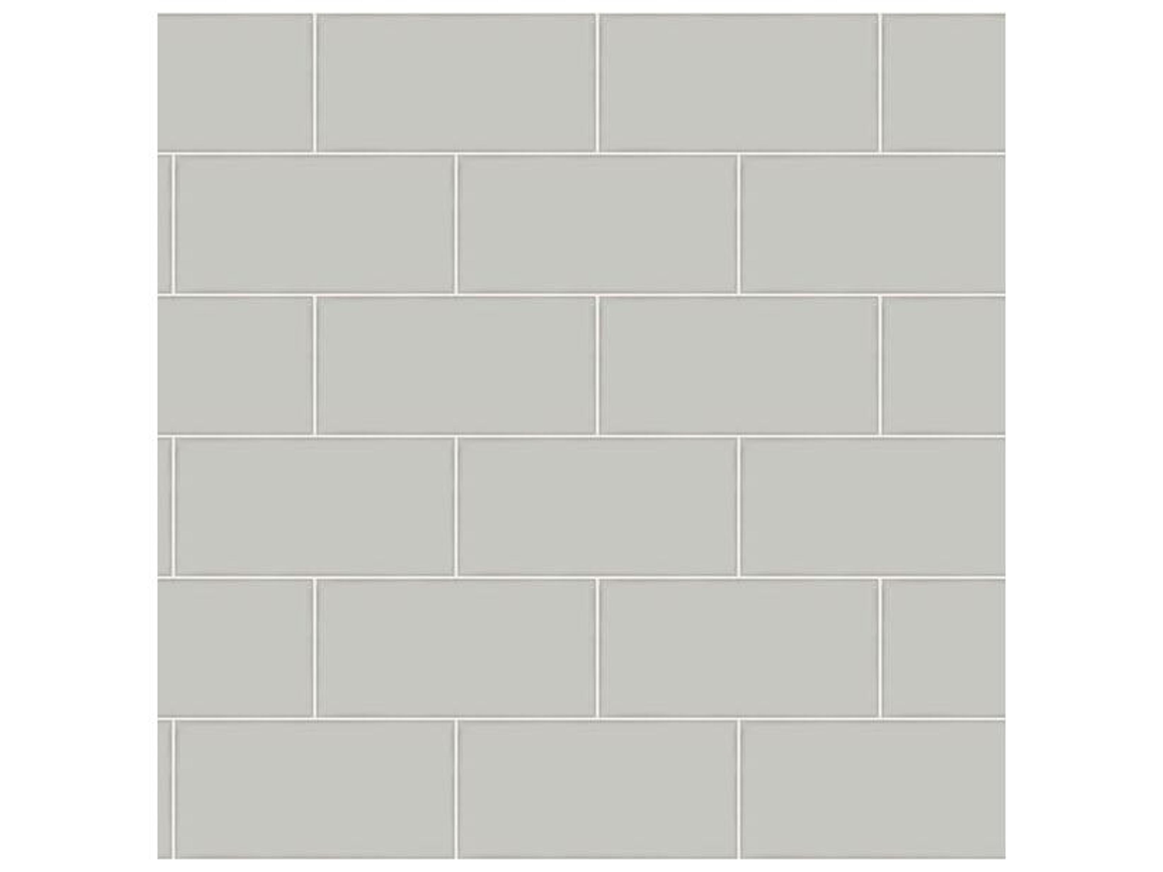 Chesapeake Freedom Grey Subway Tile Wallpaper