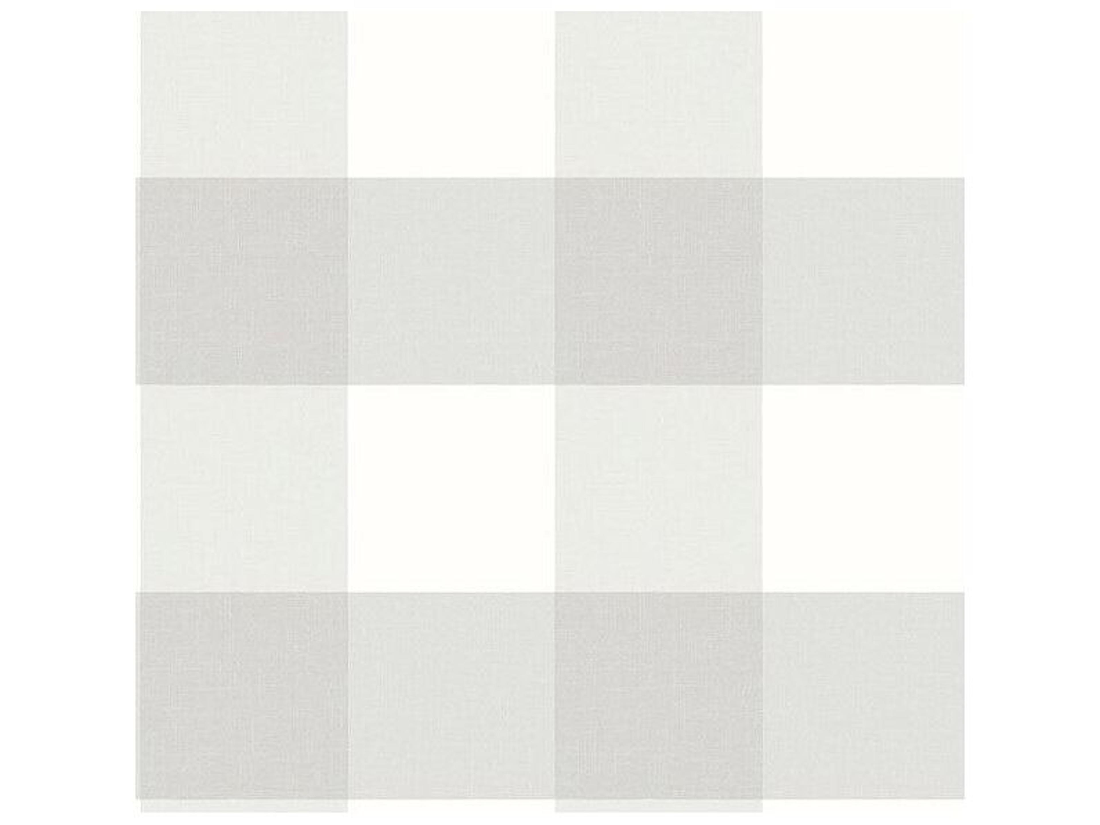 Chesapeake Amos Light Grey Gingham Wallpaper