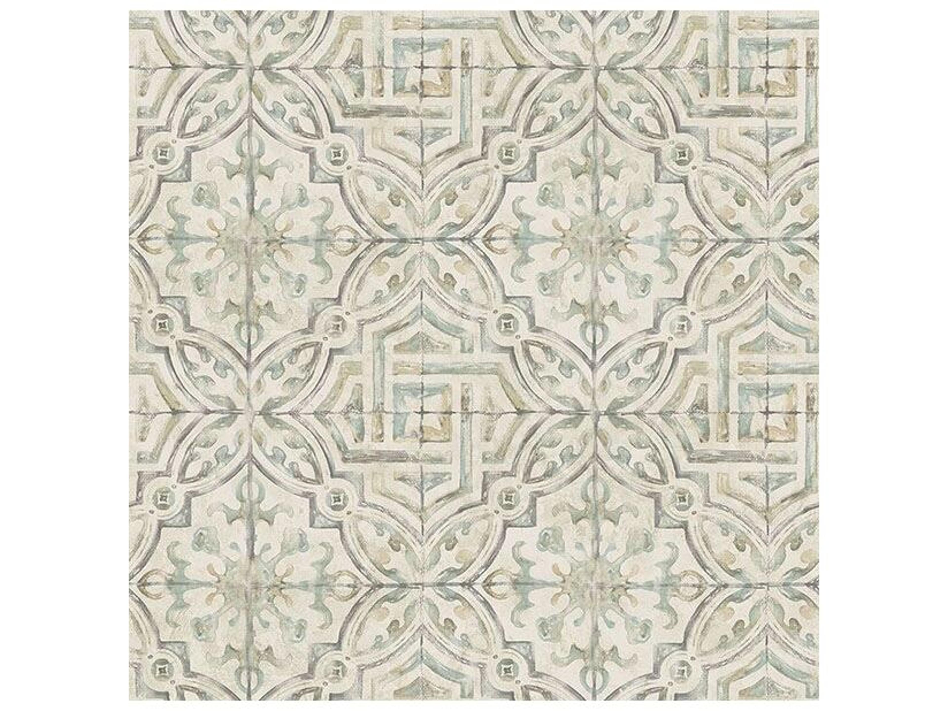 Chesapeake Sonoma Olive Spanish Tile Wallpaper