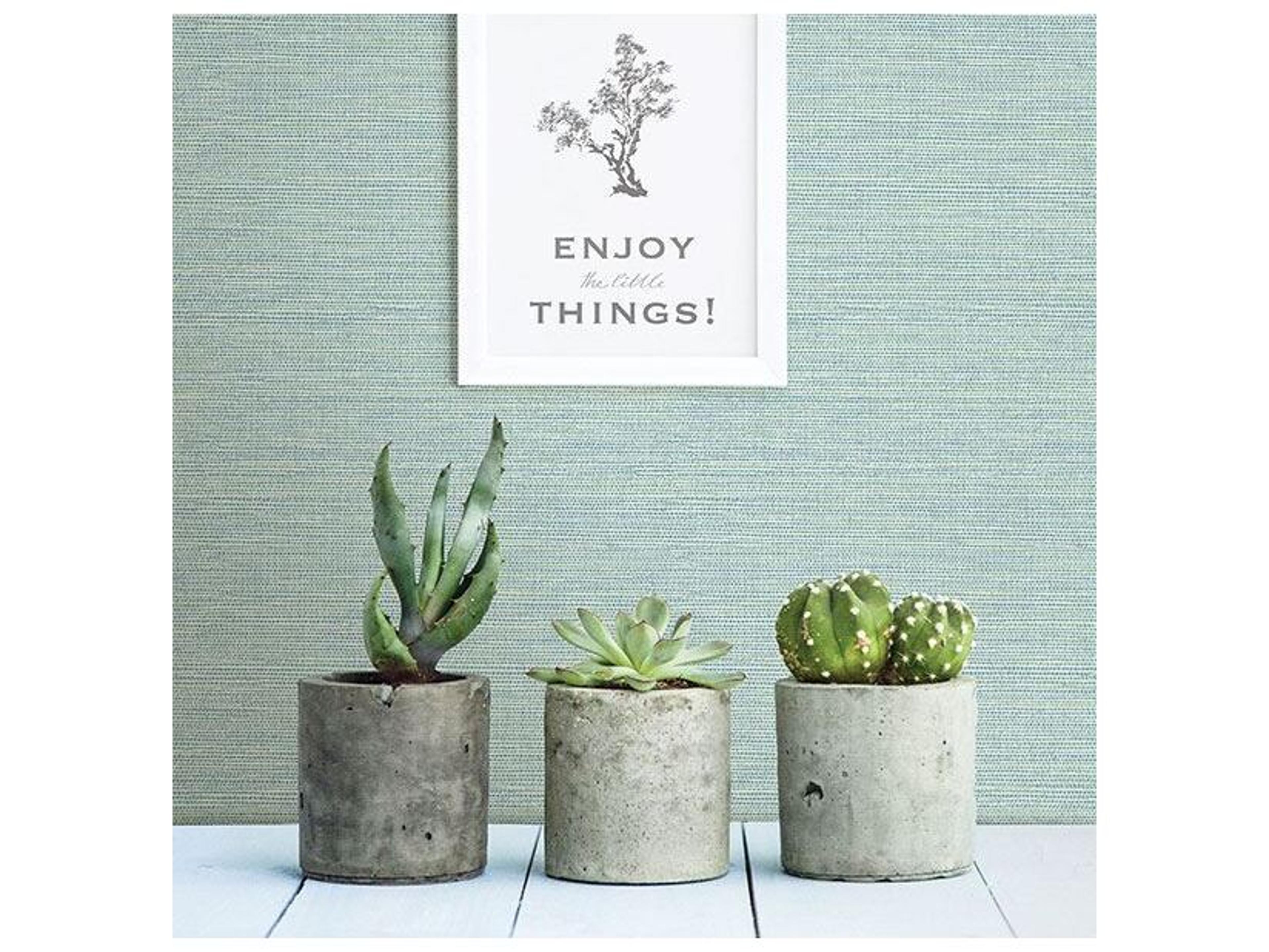 Brewster Home Fashions Chesapeake Agave Teal Faux Grasscloth Wallpaper