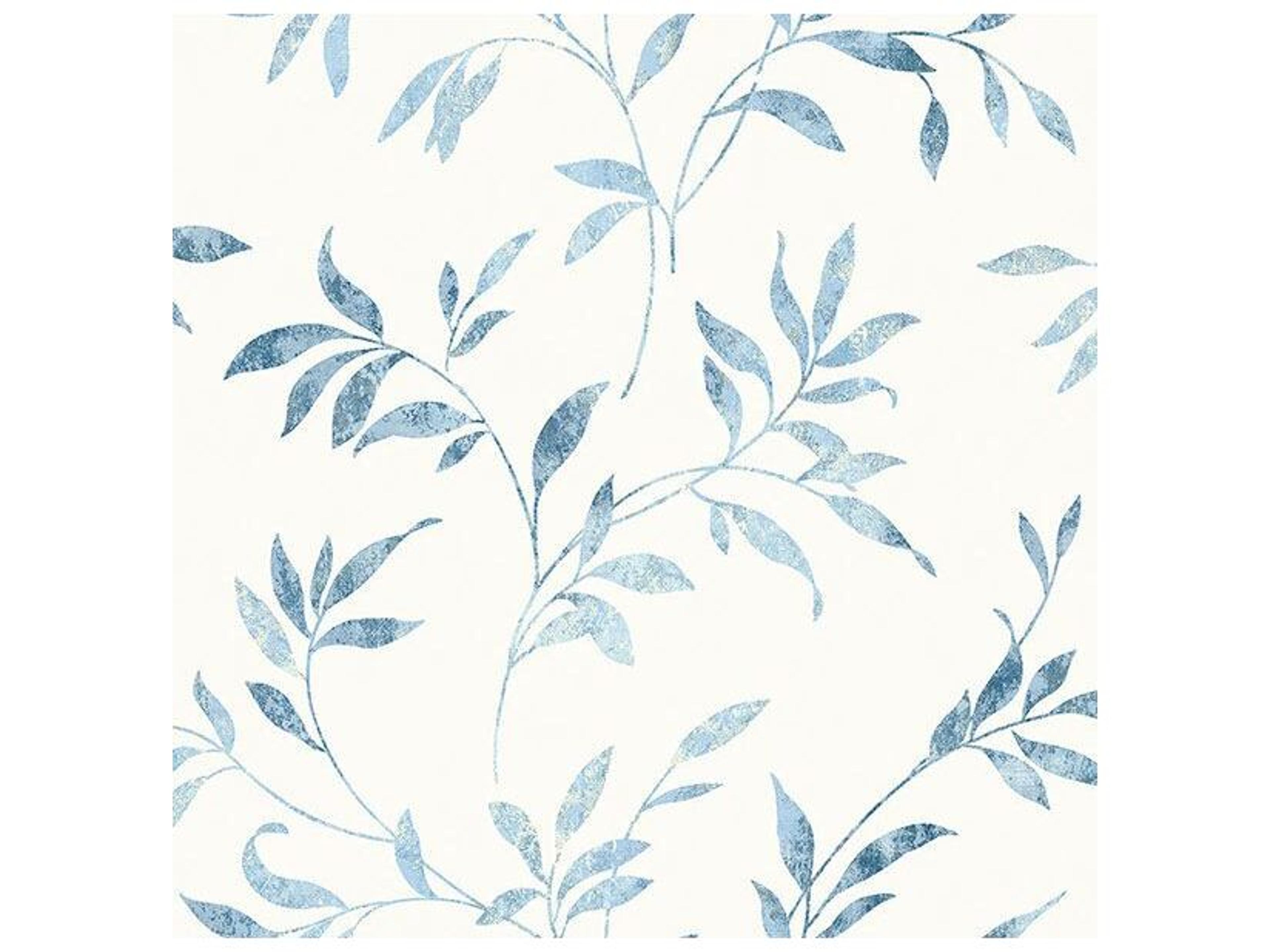 Chesapeake Sanibel Light Blue Trail Wallpaper