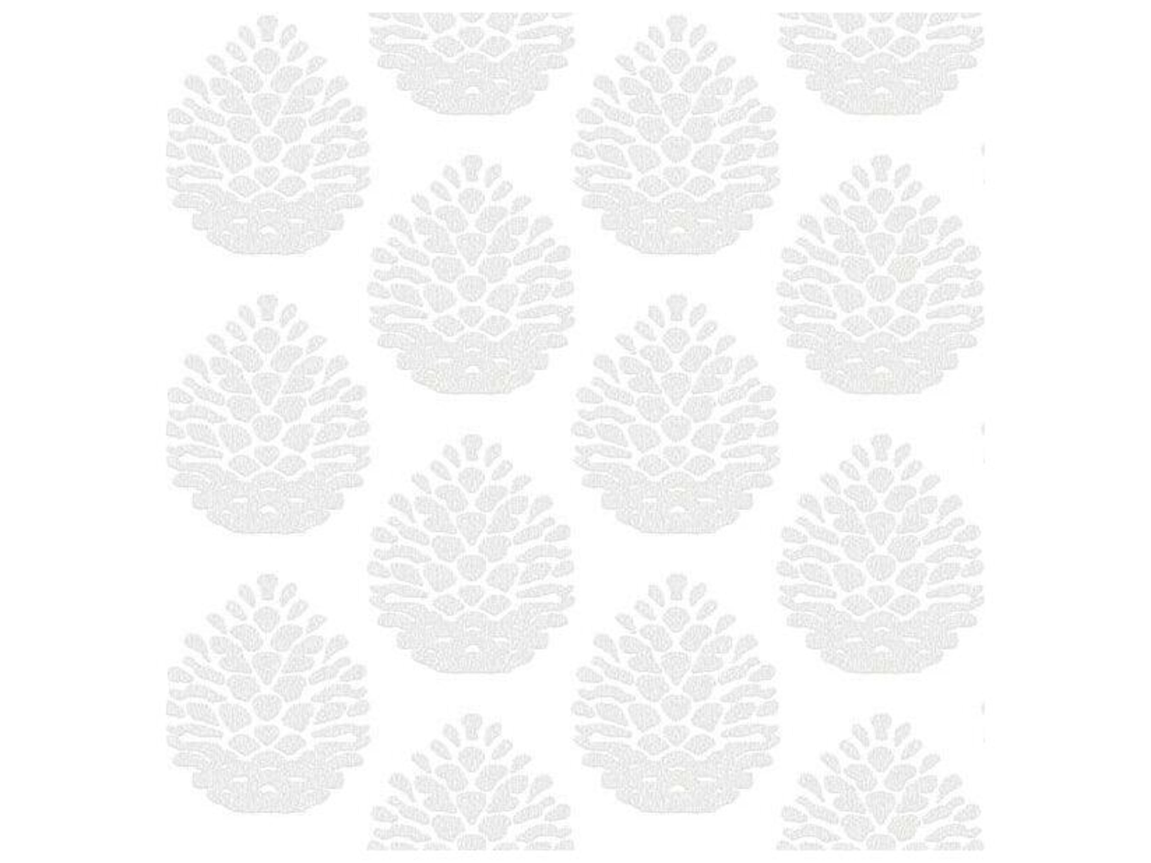 Chesapeake Totem Light Grey Pinecone Wallpaper