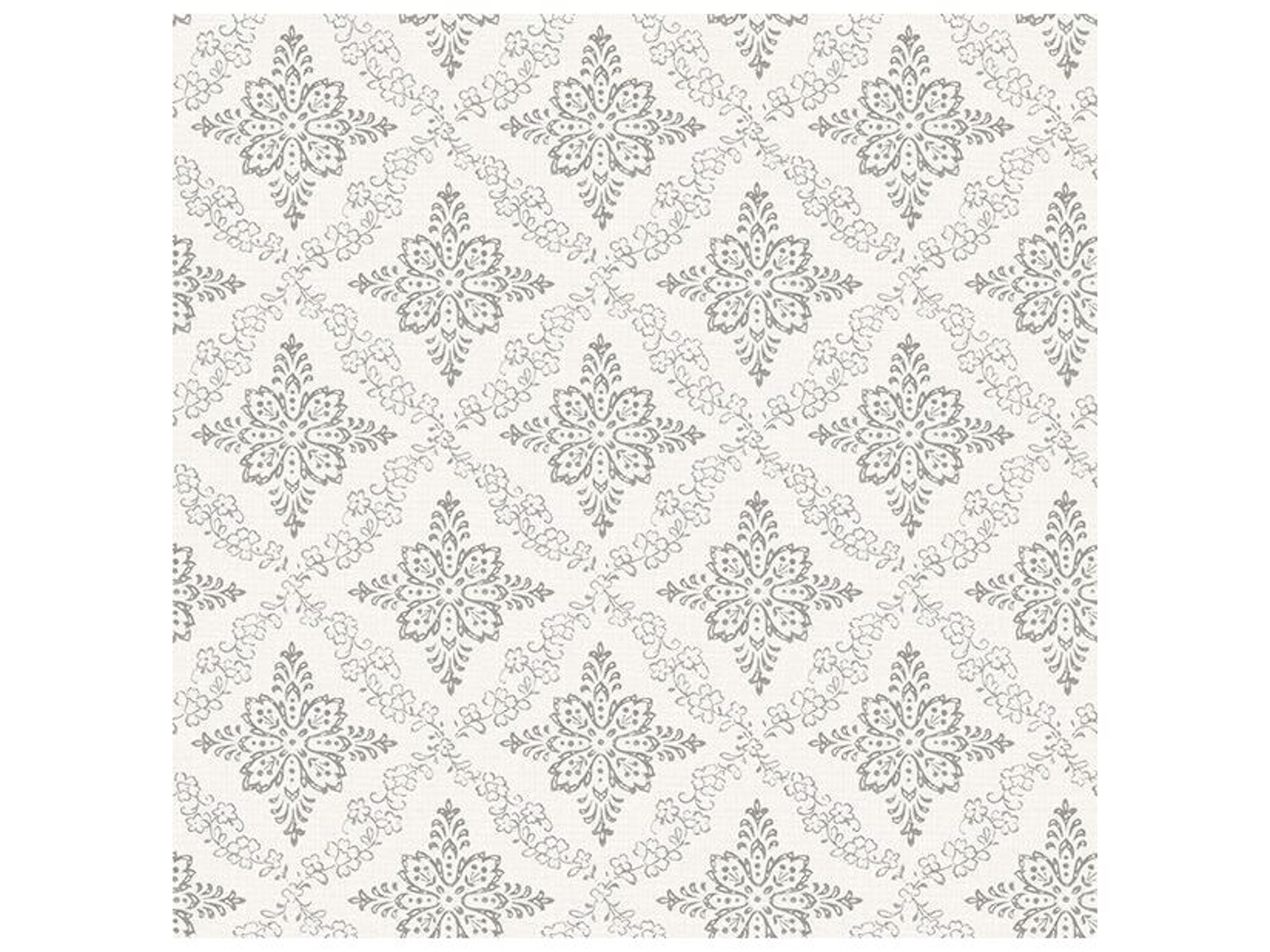 Chesapeake Wynonna Light Grey Geometric Floral Wallpaper