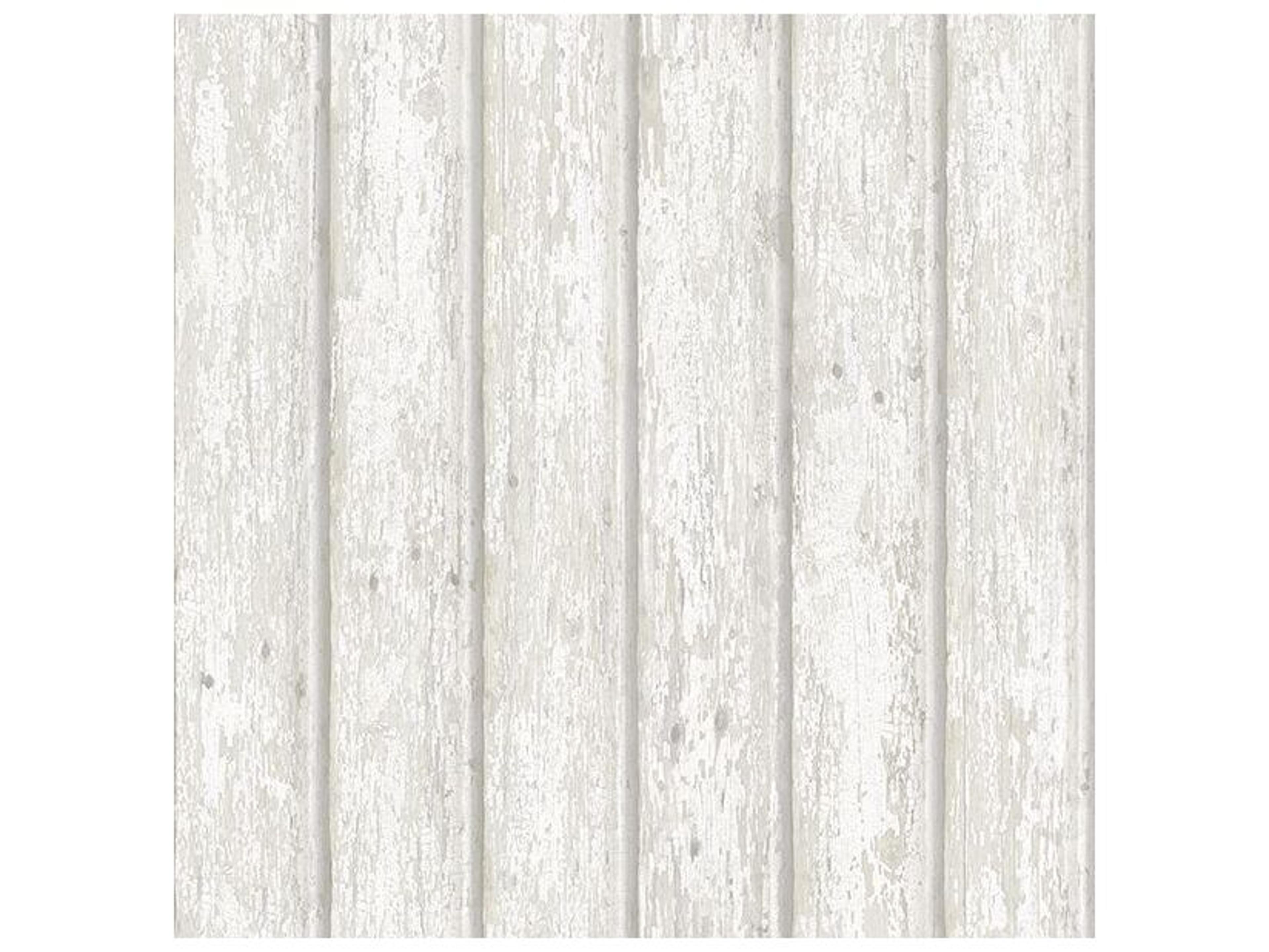 Chesapeake Jack White Weathered Clapboards Wallpaper