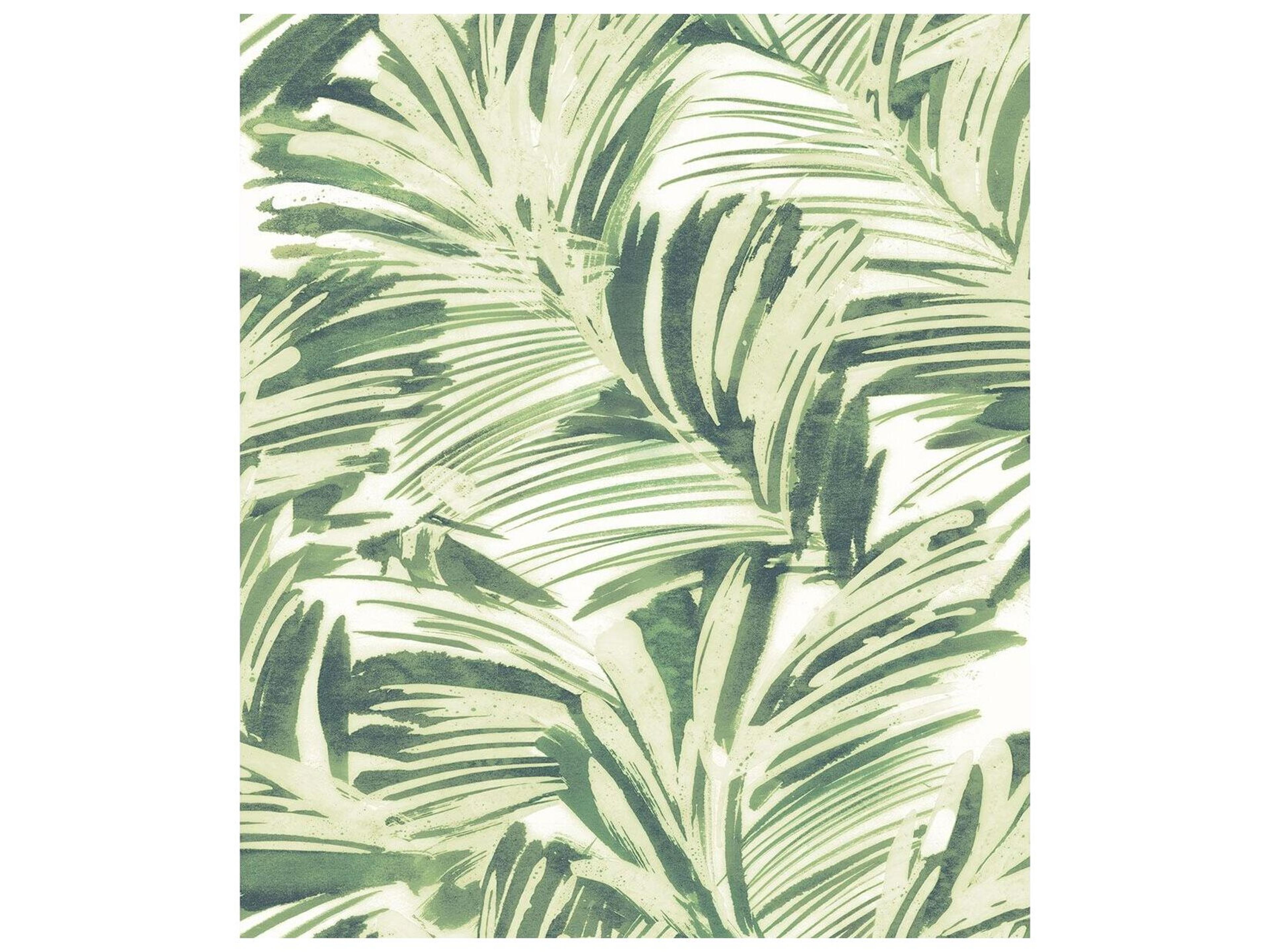 Brewster Home Fashions Chesapeake Chaparral Green Fronds Wallpaper