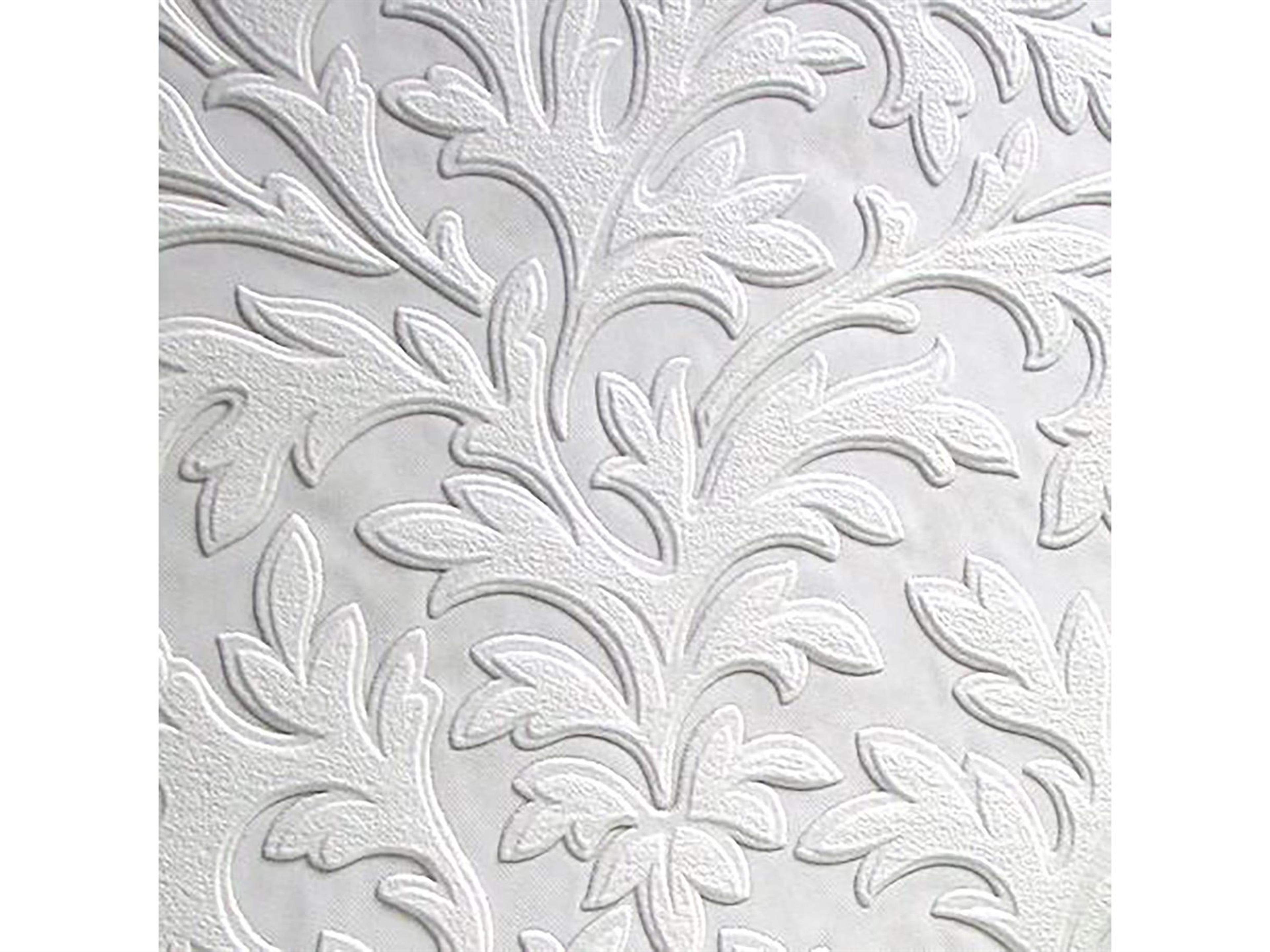 Anaglypta Vol X High Leaf Paintable Textured Vinyl