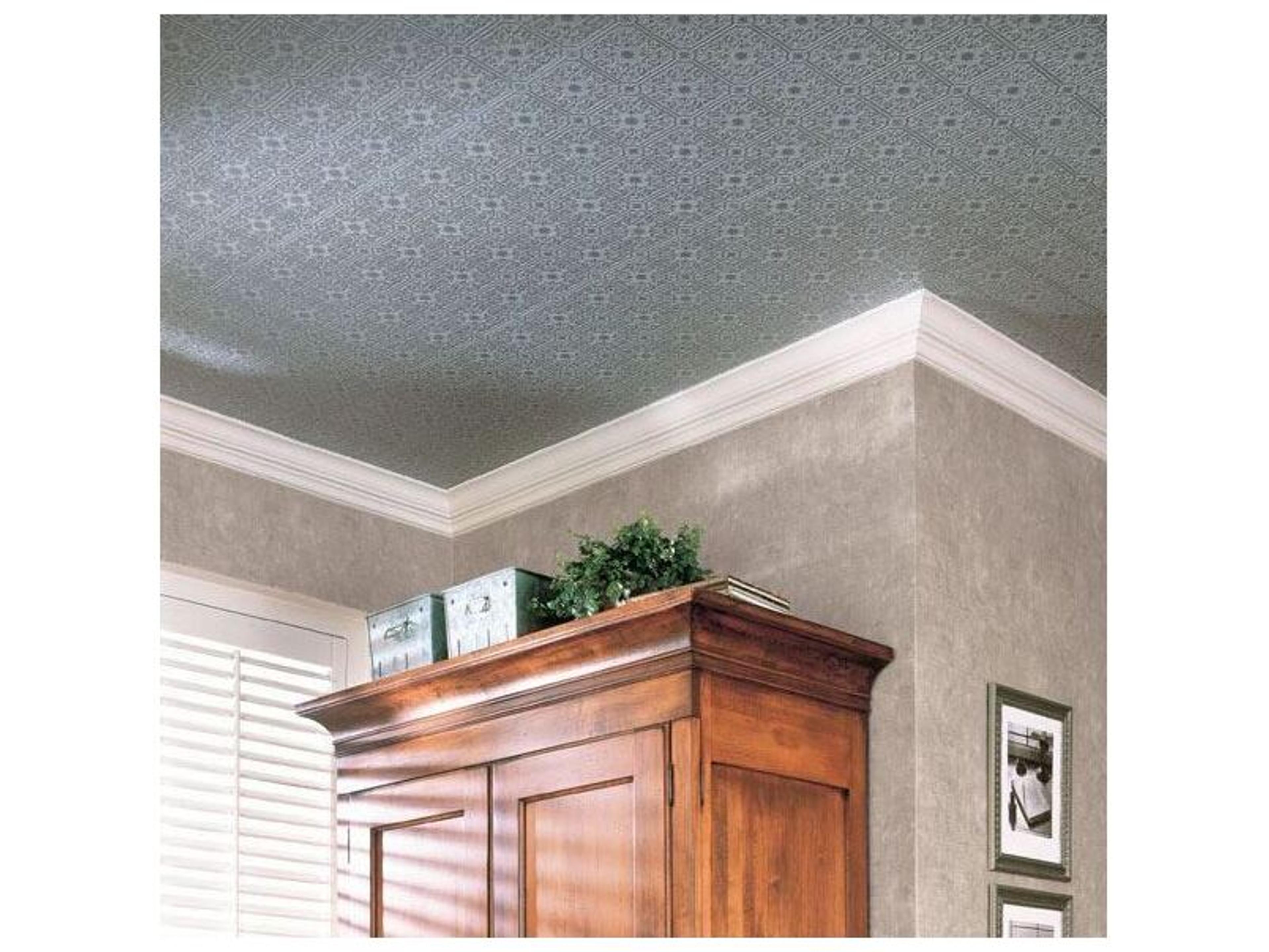 Brewster Home Fashions Paintable Solutions Iv Hacienda Tile Texture Paintable Wallpaper
