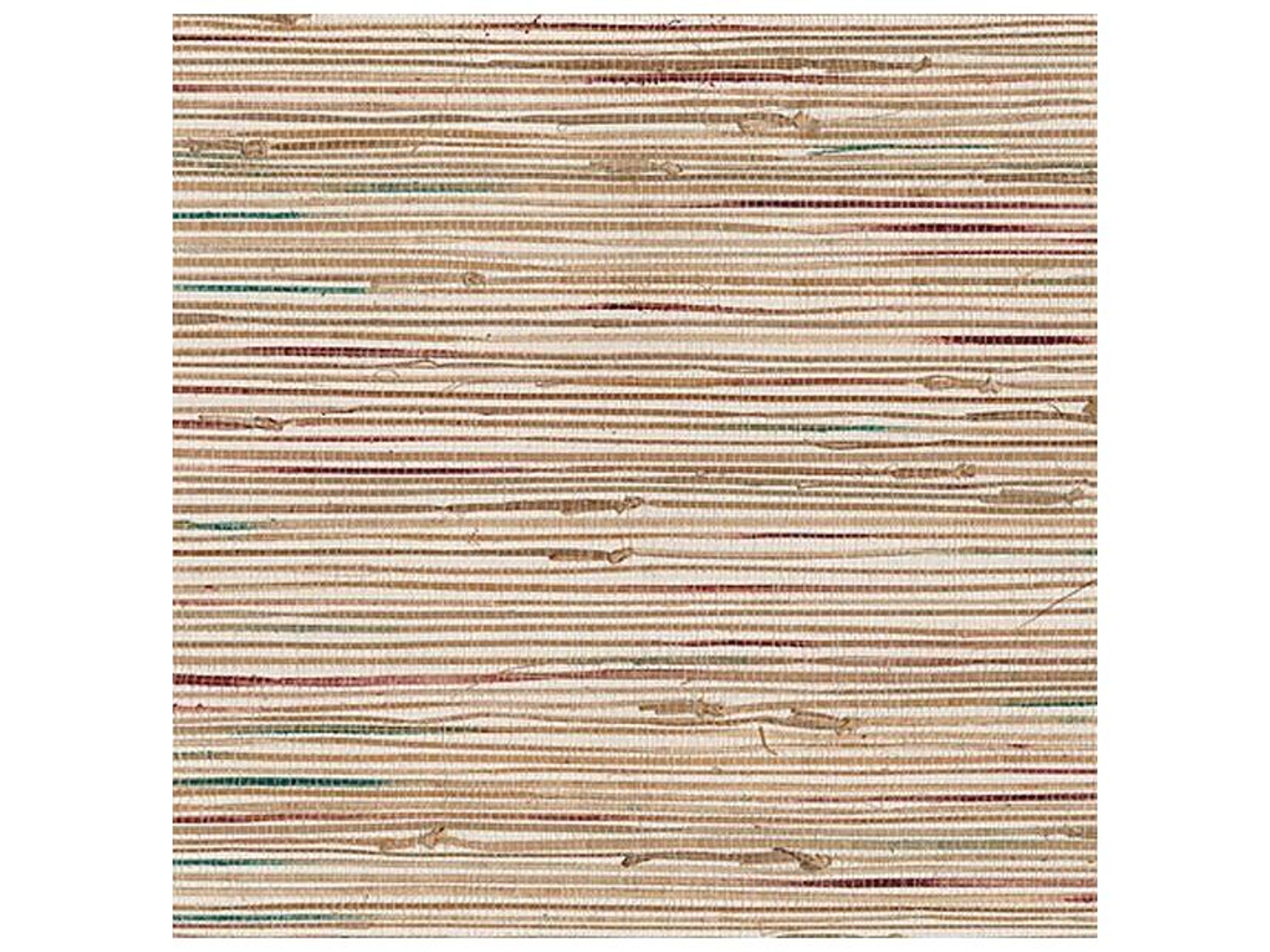 Kenneth James Ken Khaki Grasscloth Wallpaper