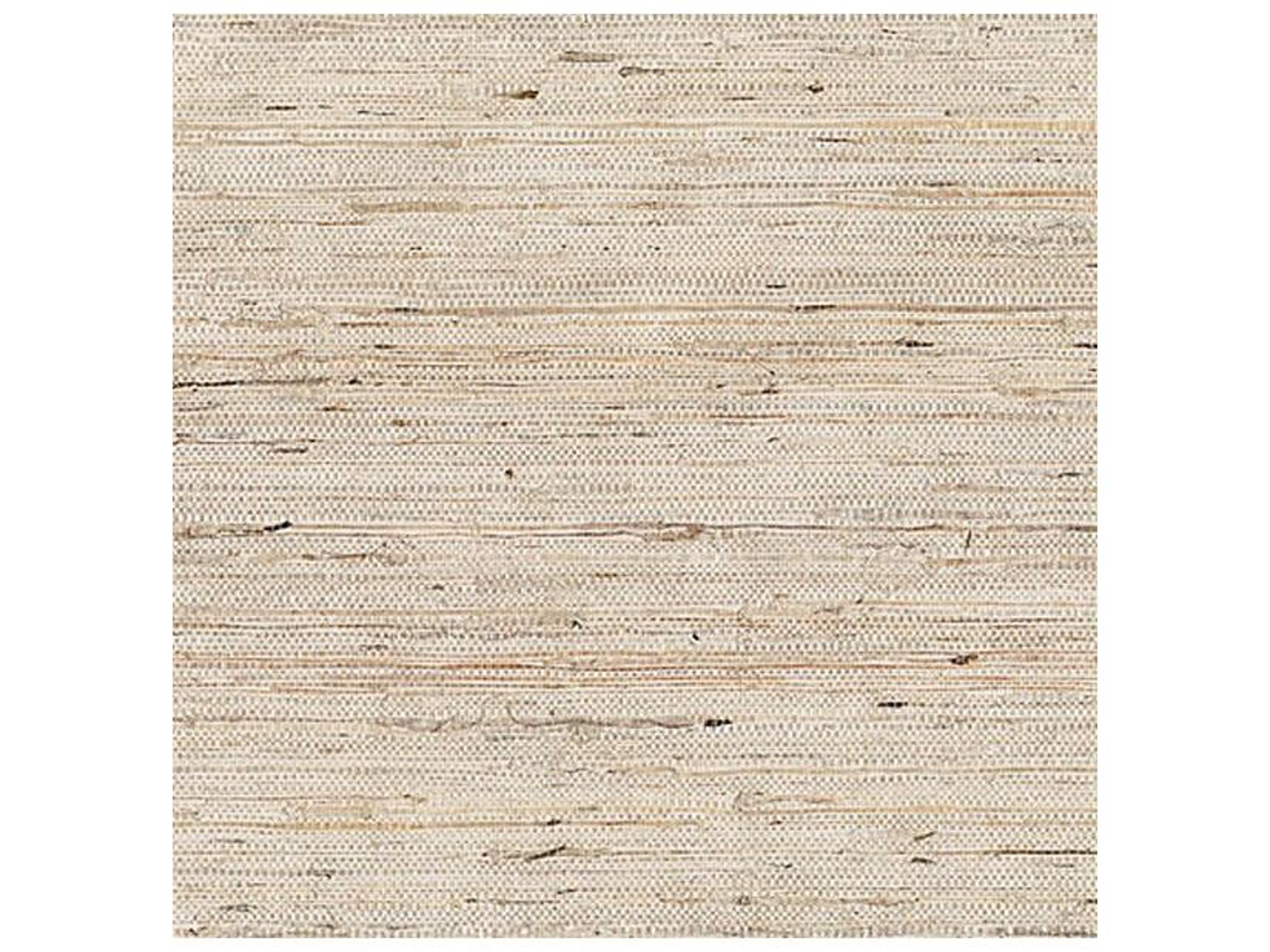 Kenneth James Kotone Cream Grasscloth Wallpaper