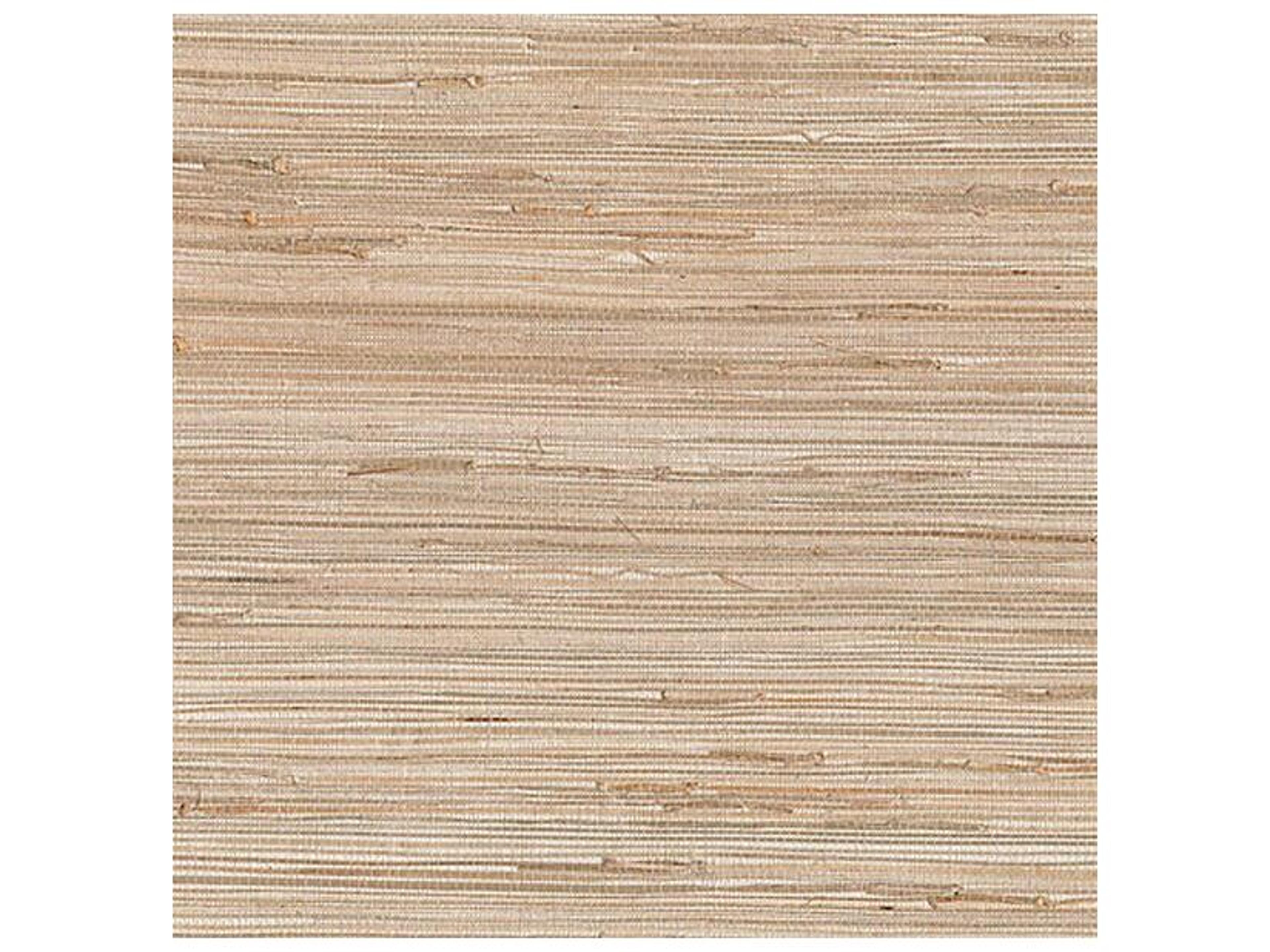 Kenneth James Macarena Beige Grasscloth Wallpaper