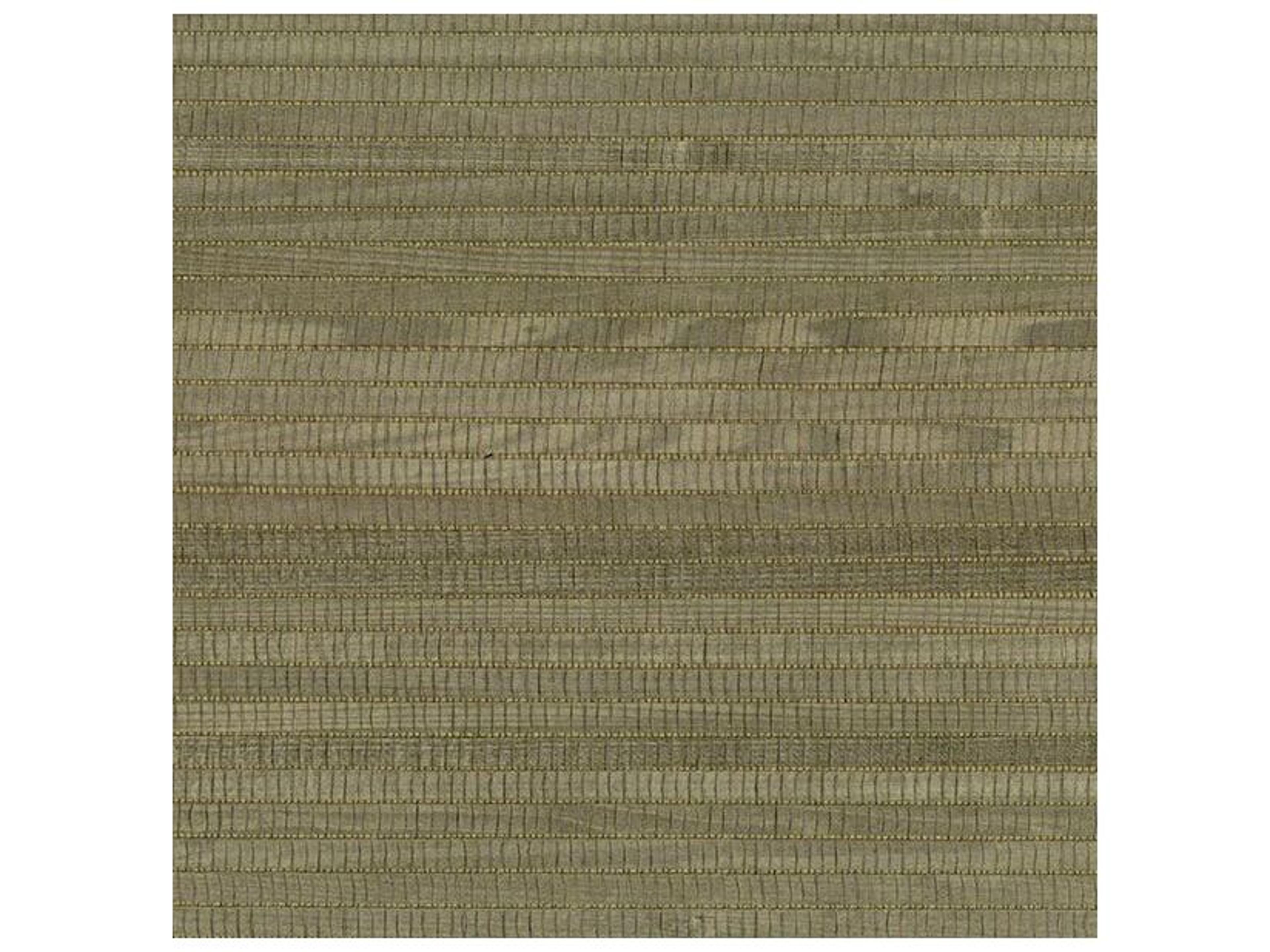 Shangri La Mika Sage Grasscloth Unpasted Wallpaper