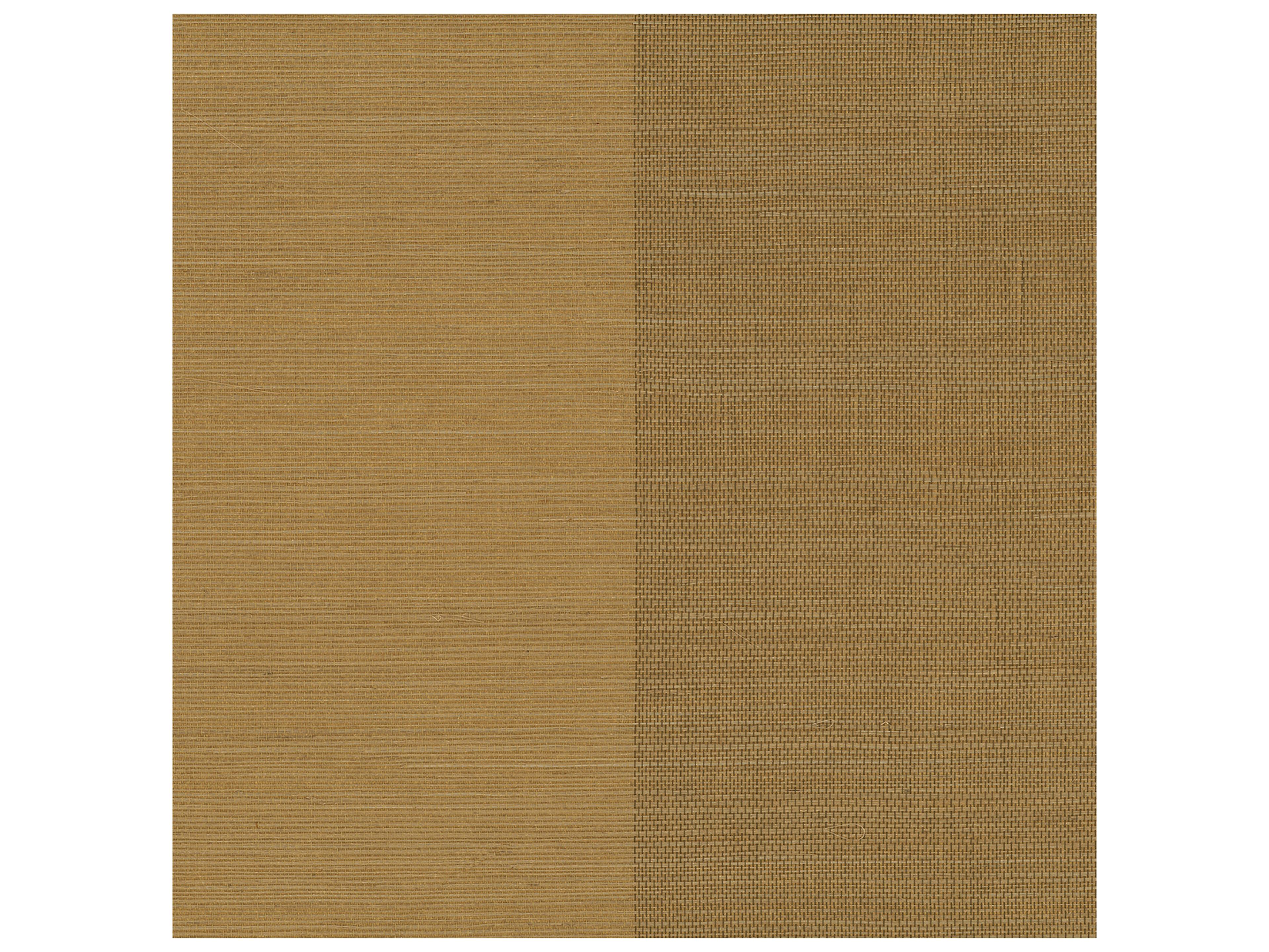 Kenneth James Yue Ying Light Brown Grasscloth Wallpaper