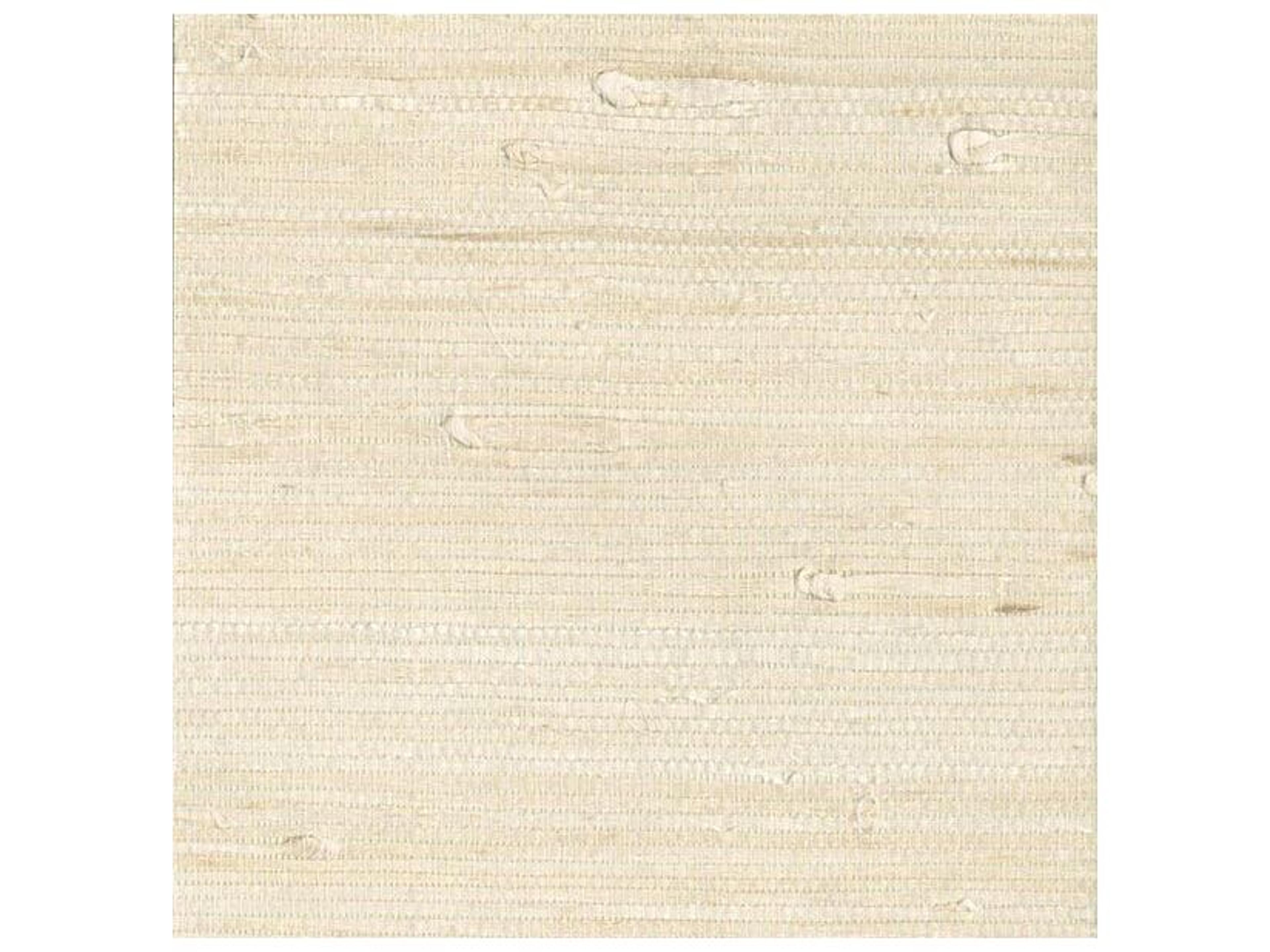 Kenneth James Ling Cream Grasscloth Wallpaper