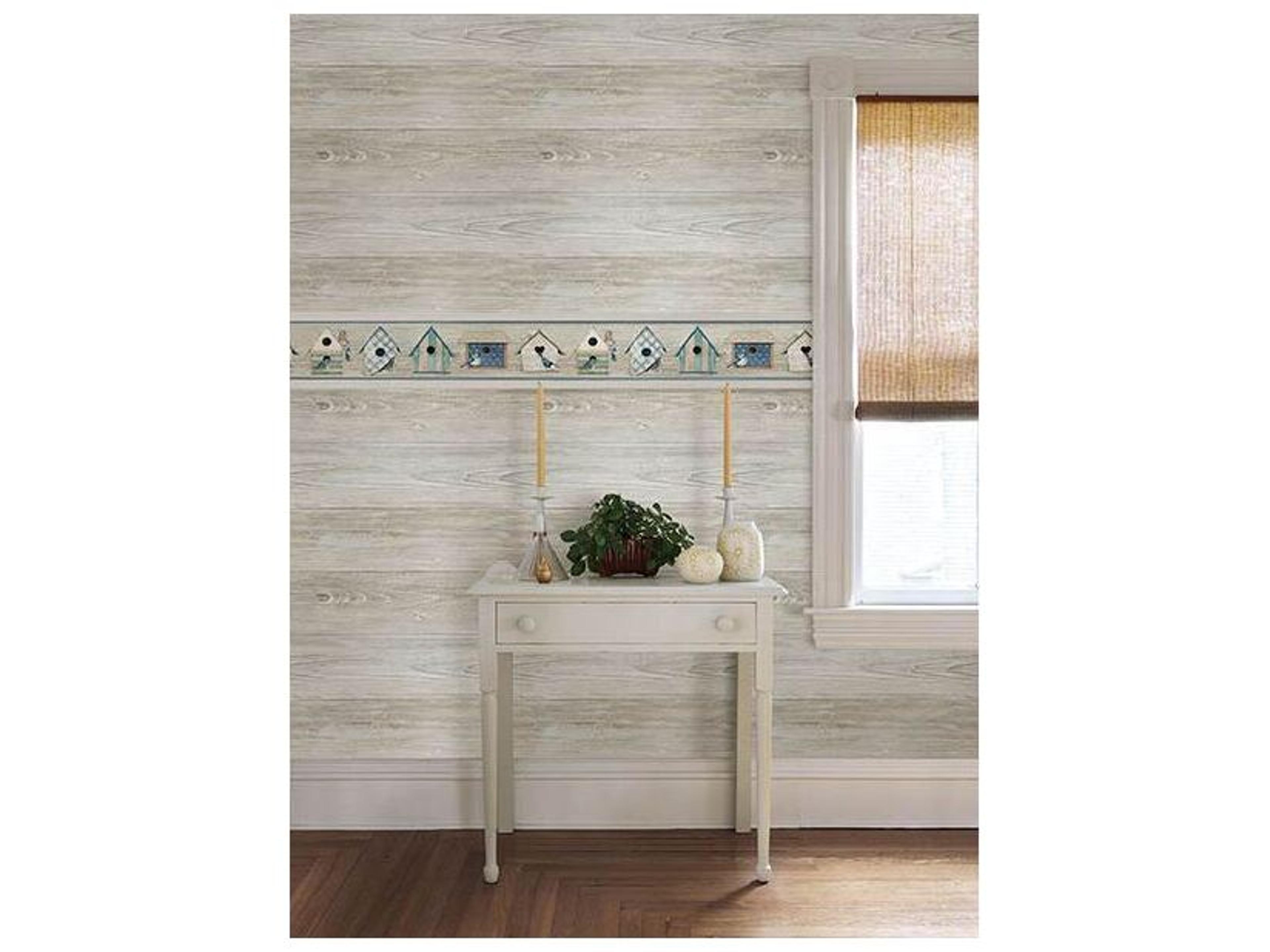 Brewster Home Fashions Chesapeake Mapleton Light Grey Wood