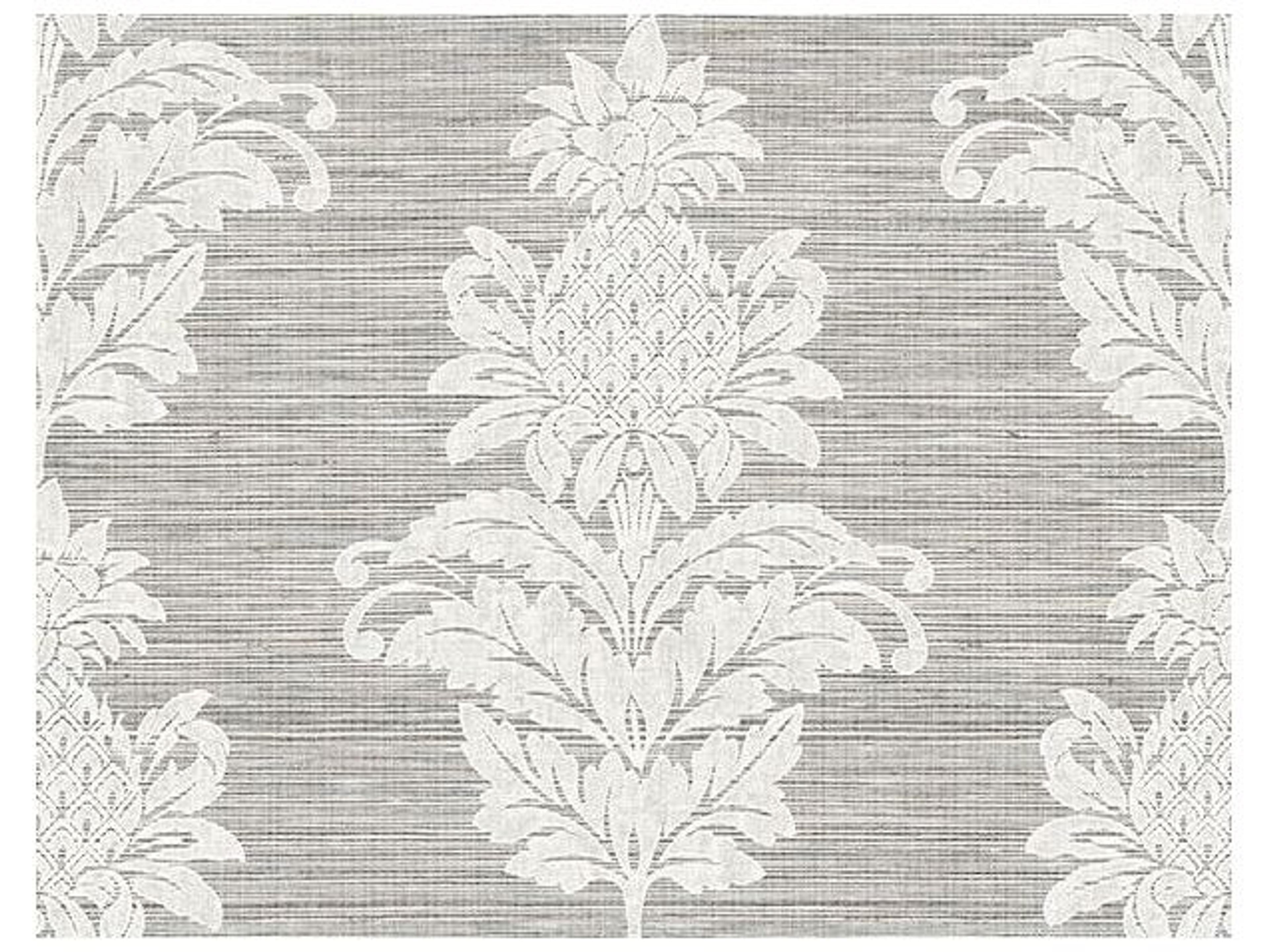 Kenneth James Pineapple Grove Gold Damask Wallpaper