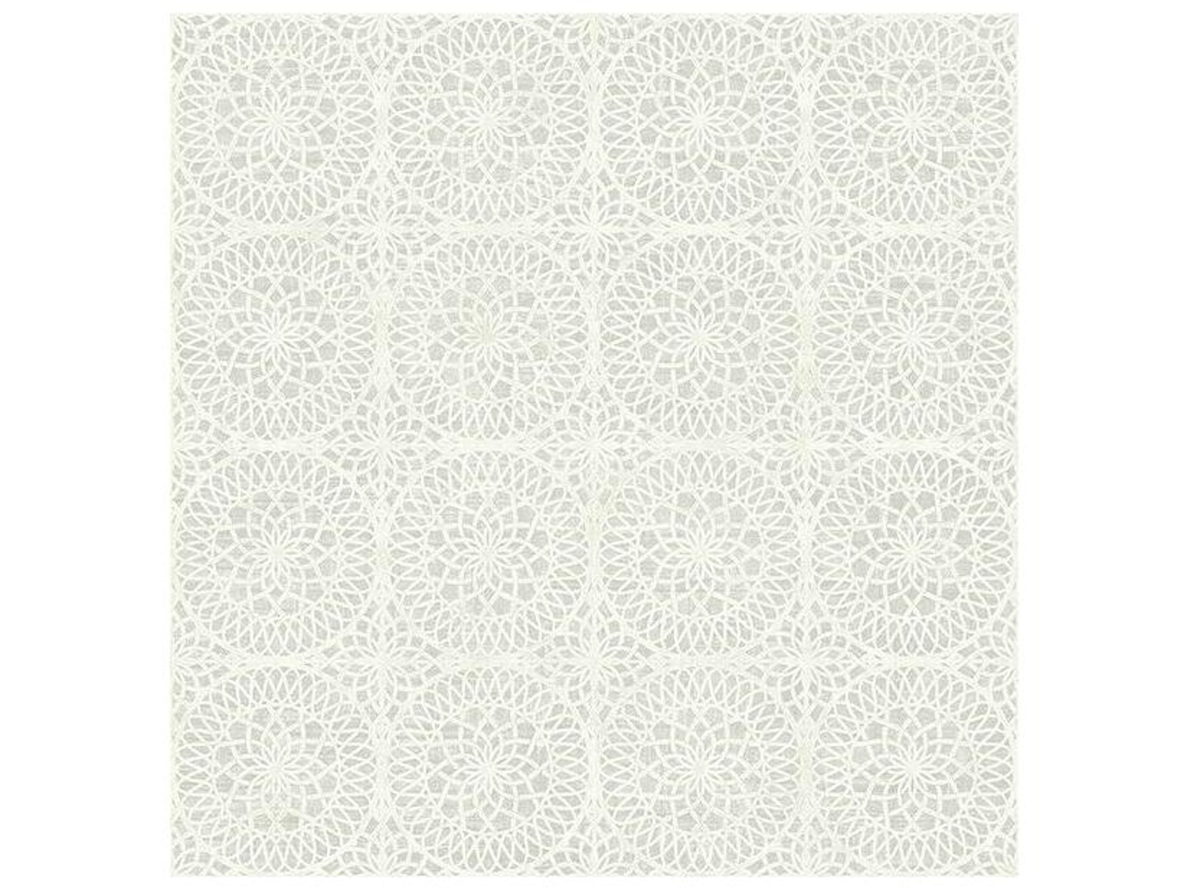 Kenneth James Twist Pewter Medallion Wallpaper