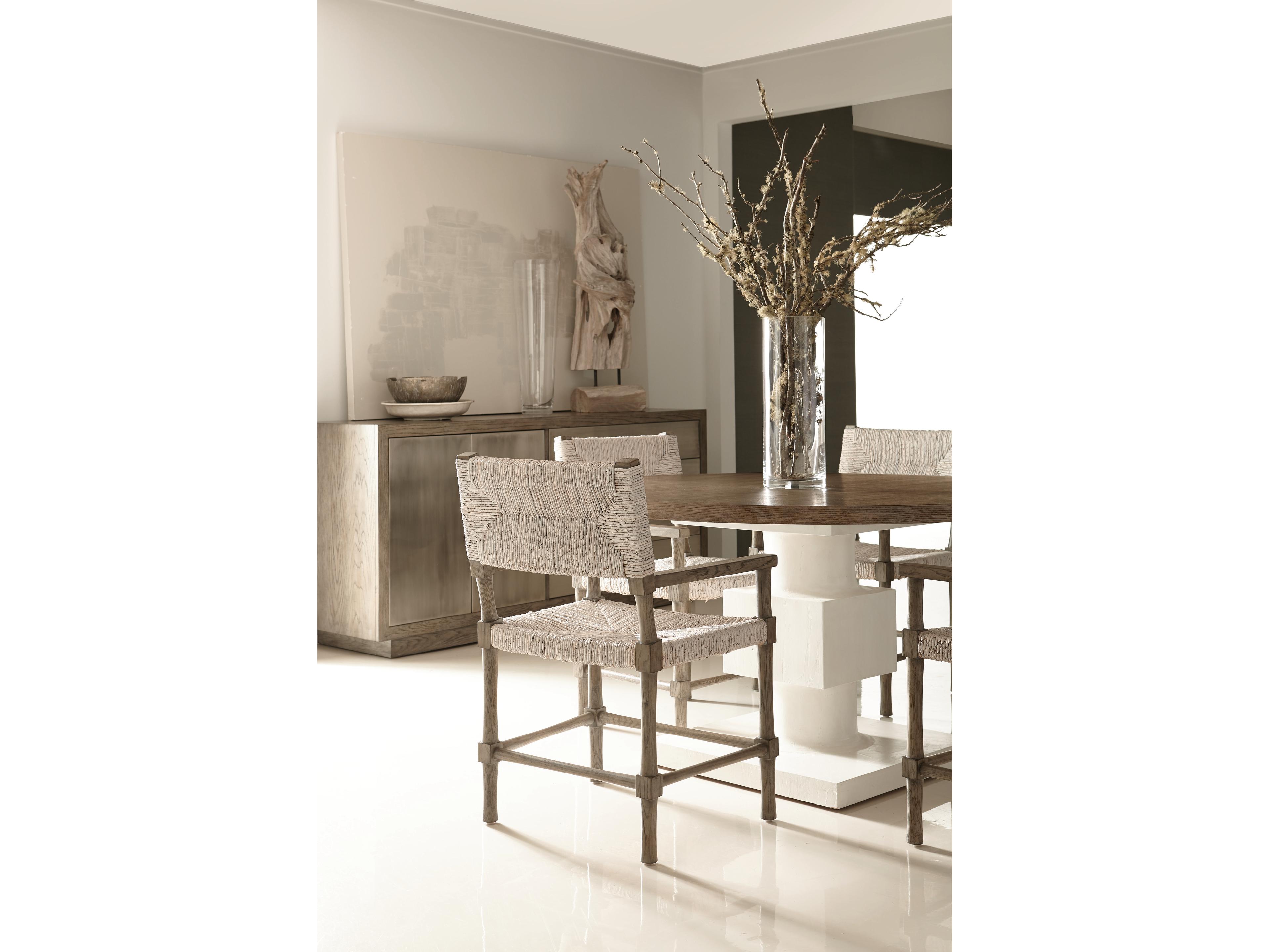 Interiors Casegoods Oak Wood Dining Room Set